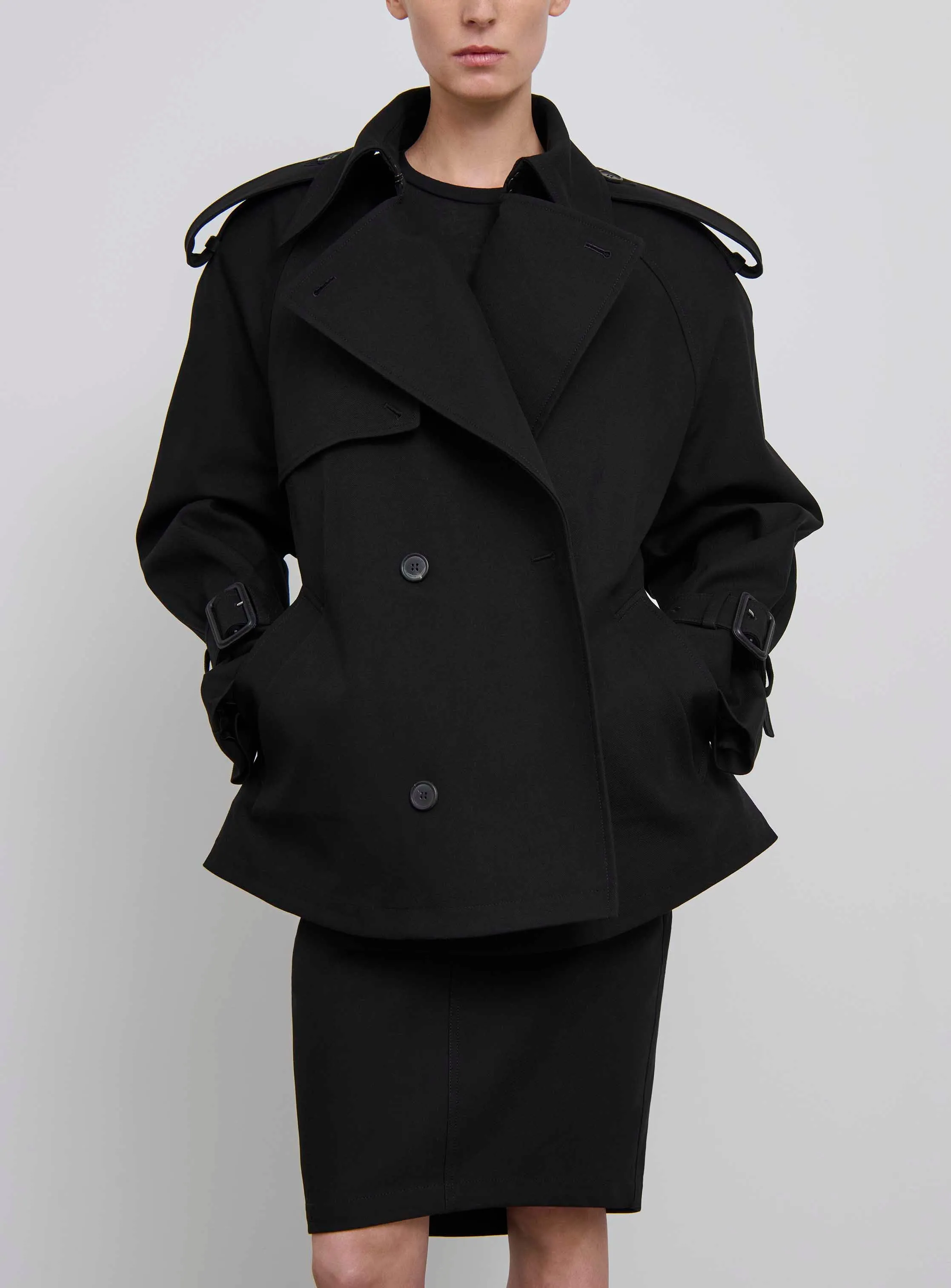 Crop Trench sold by WARDROBE.NYC product image thumbnail 4