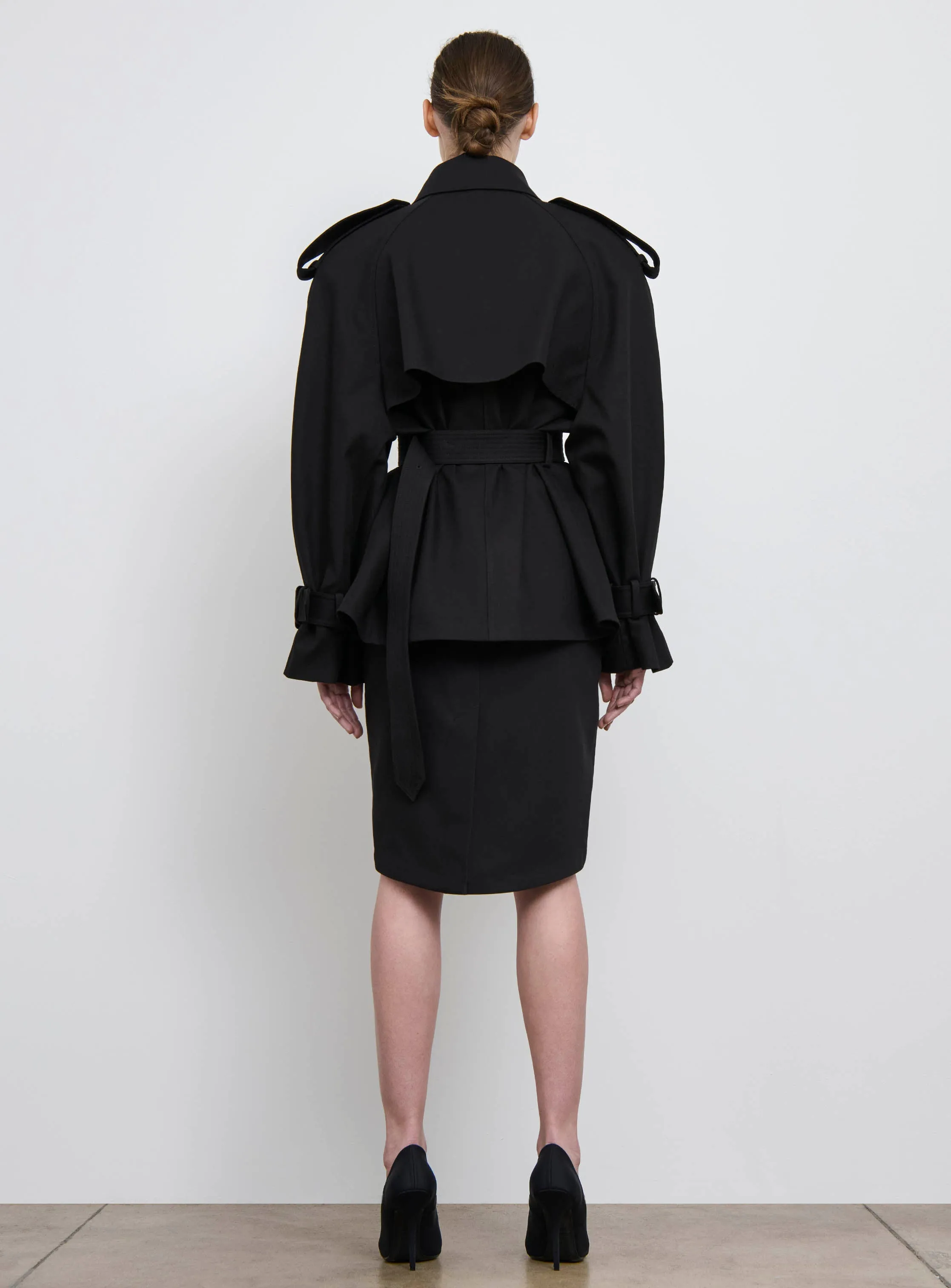 Crop Trench sold by WARDROBE.NYC product image thumbnail 3