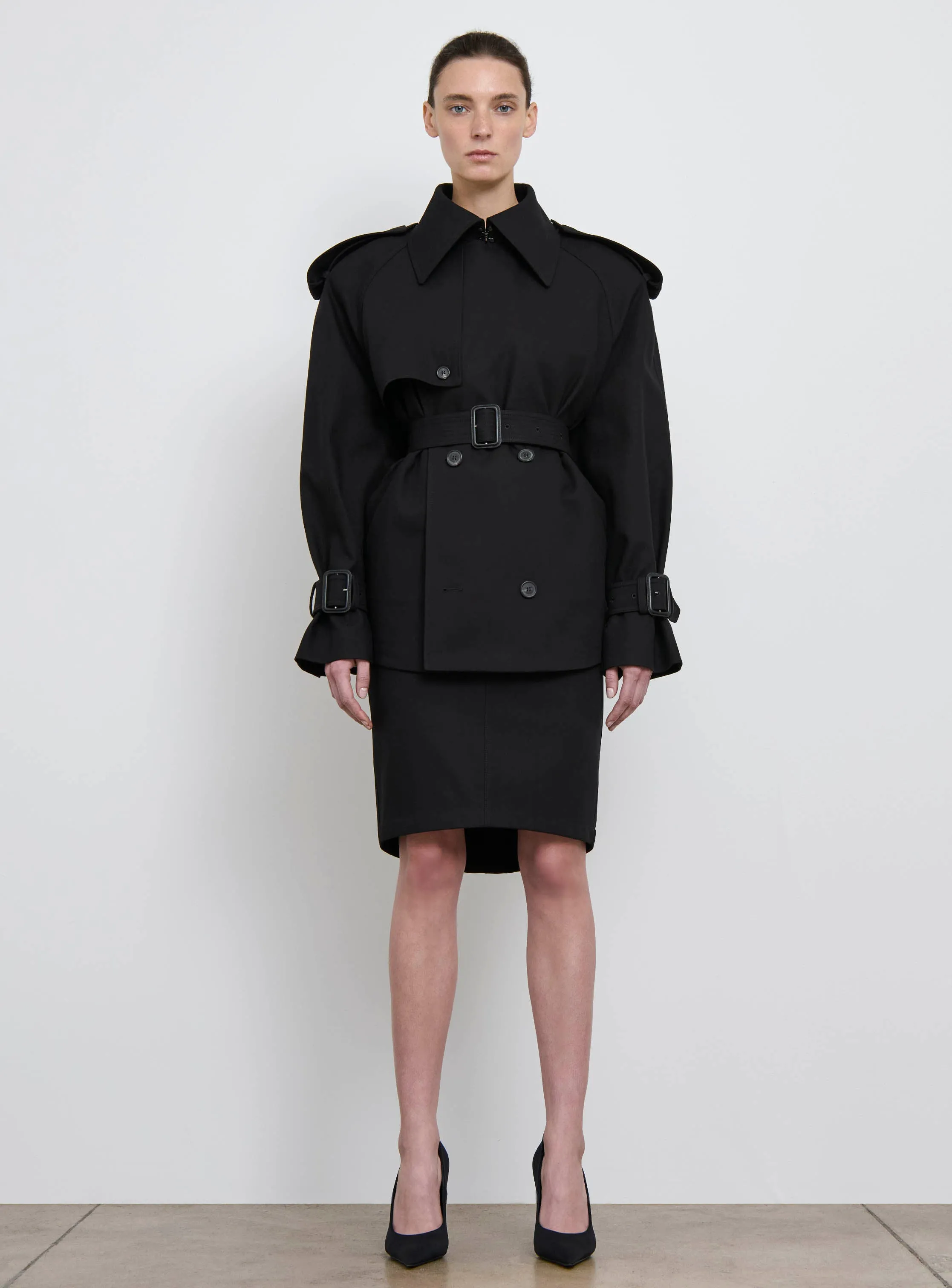 Crop Trench sold by WARDROBE.NYC