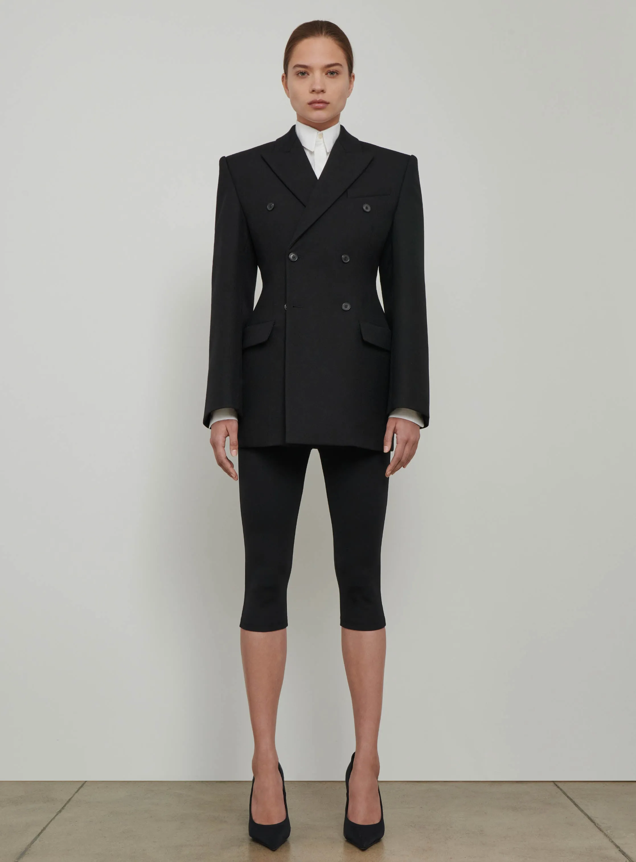 Double Breasted Contour Blazer sold by WARDROBE.NYC