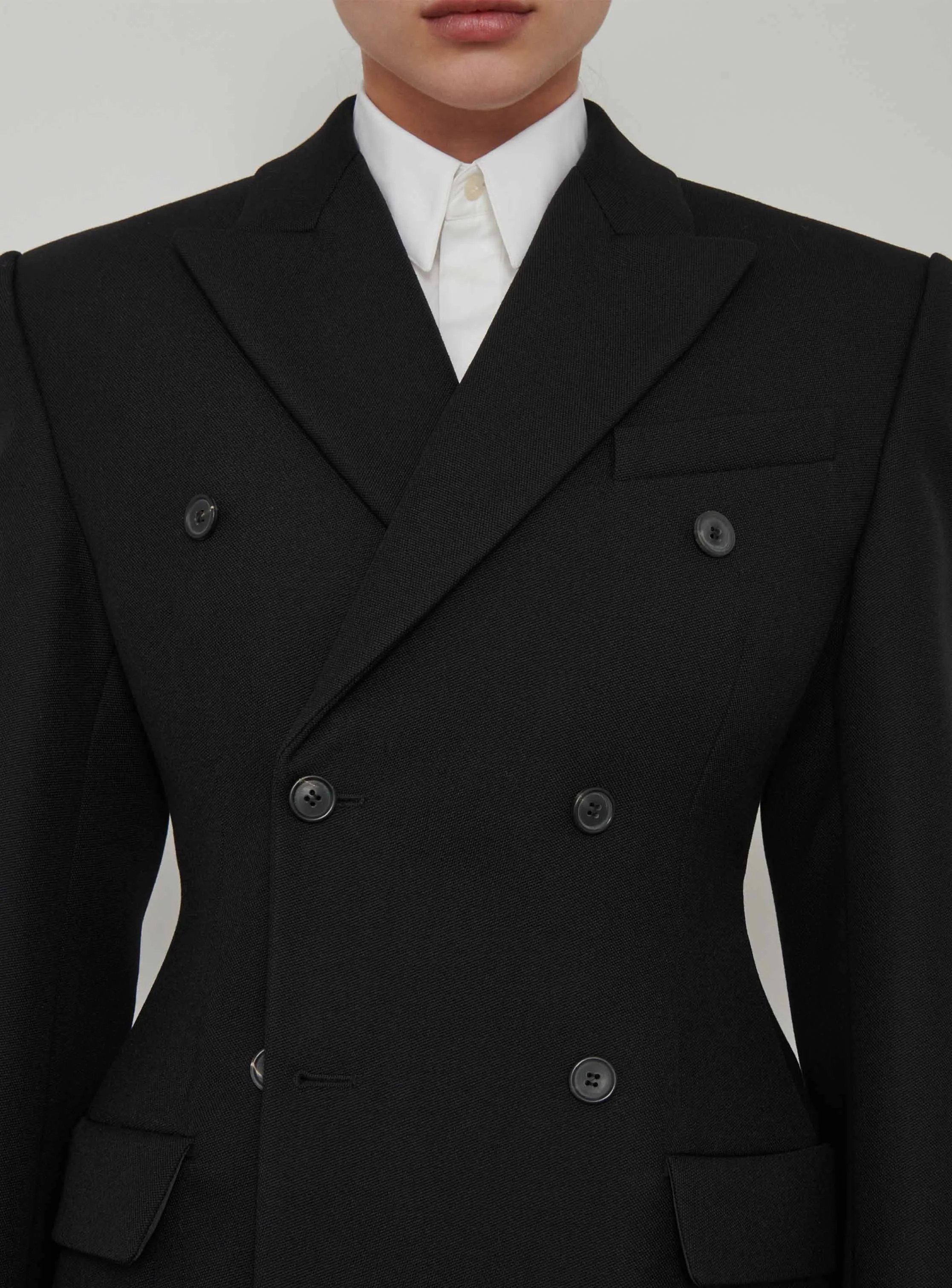 Double Breasted Contour Blazer sold by WARDROBE.NYC product image thumbnail 5