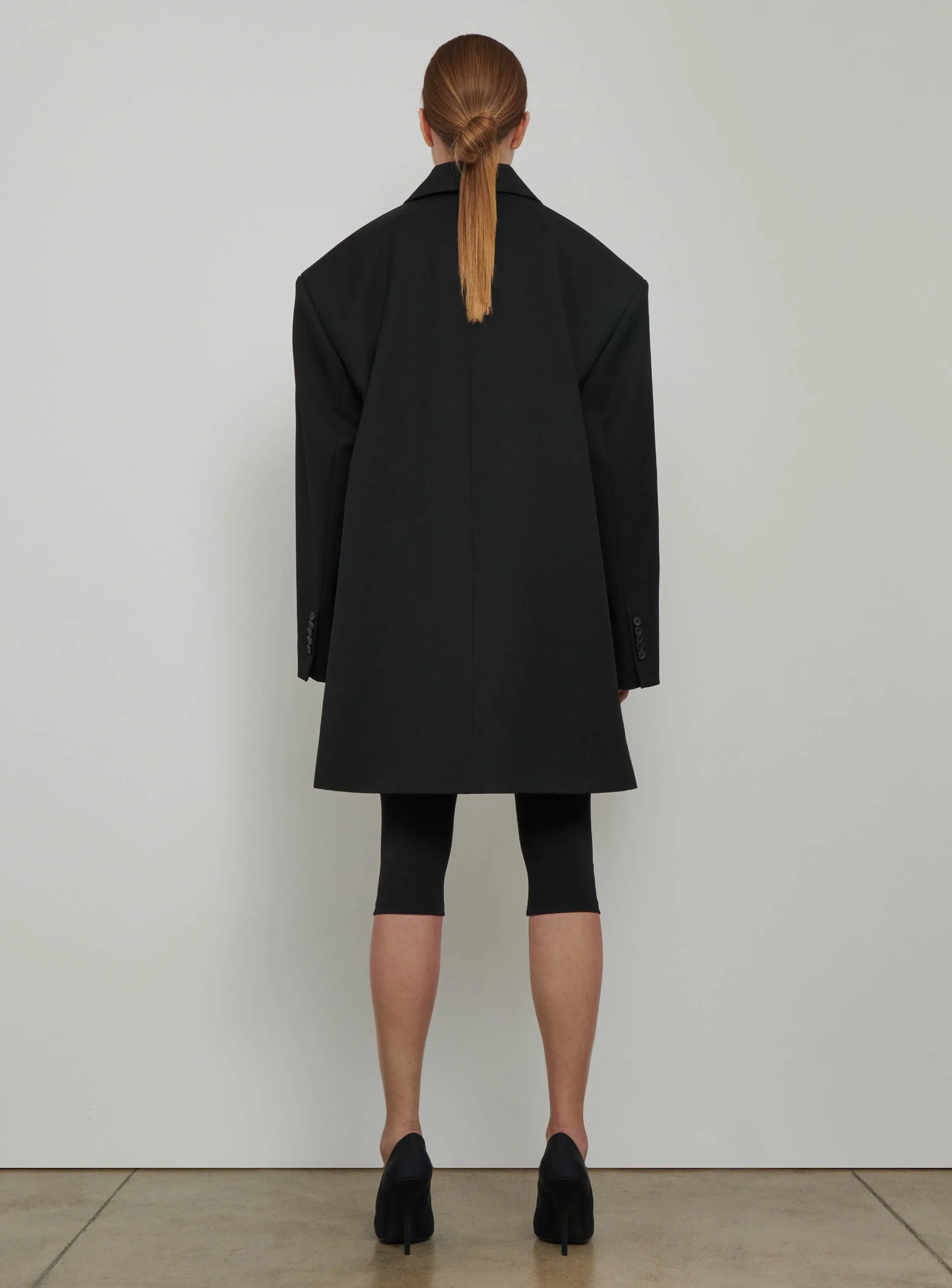 Double Breasted Oversize Coat sold by WARDROBE.NYC product image thumbnail 3