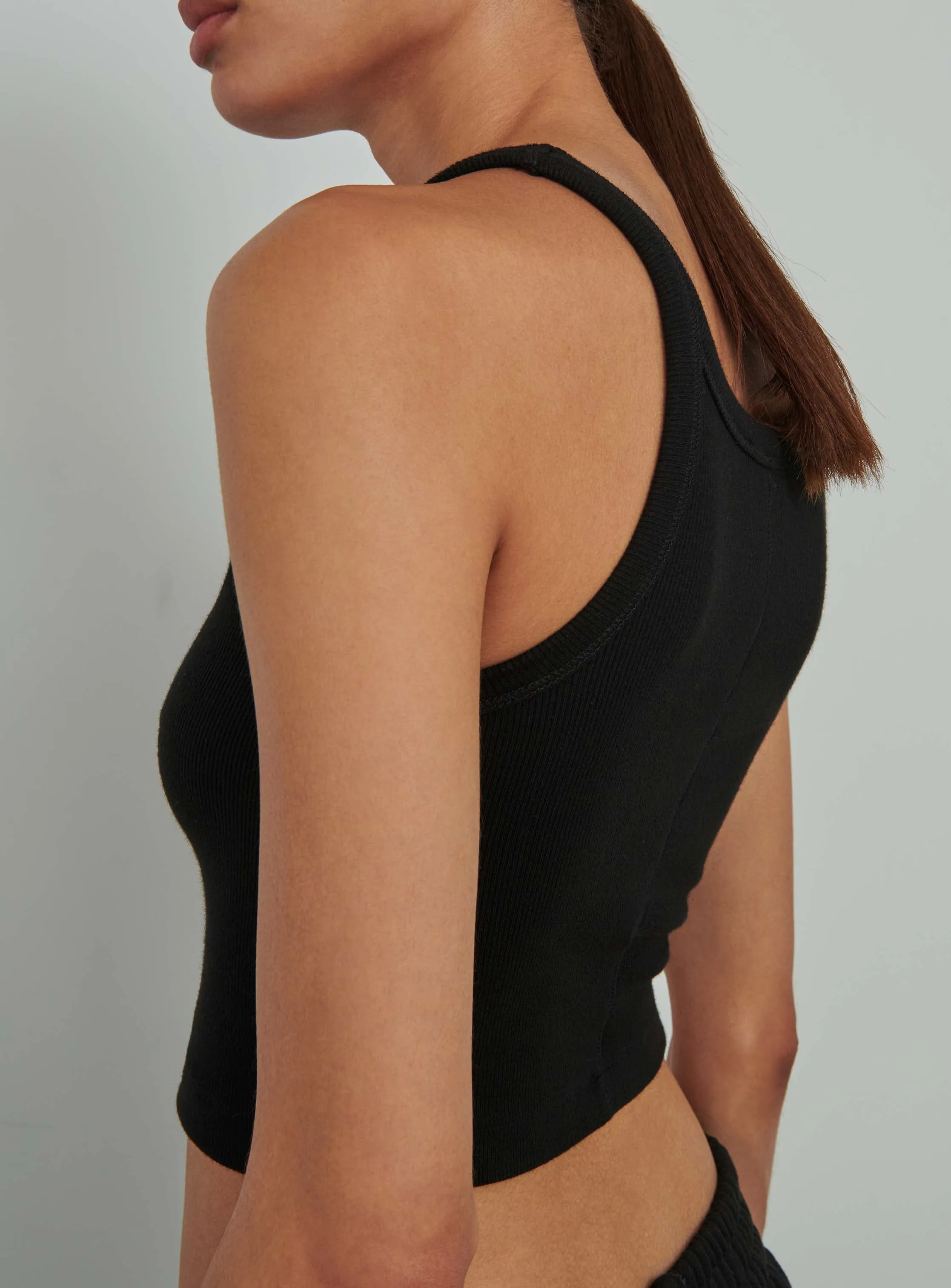 HB Ribbed Tank sold by WARDROBE.NYC product image thumbnail 5