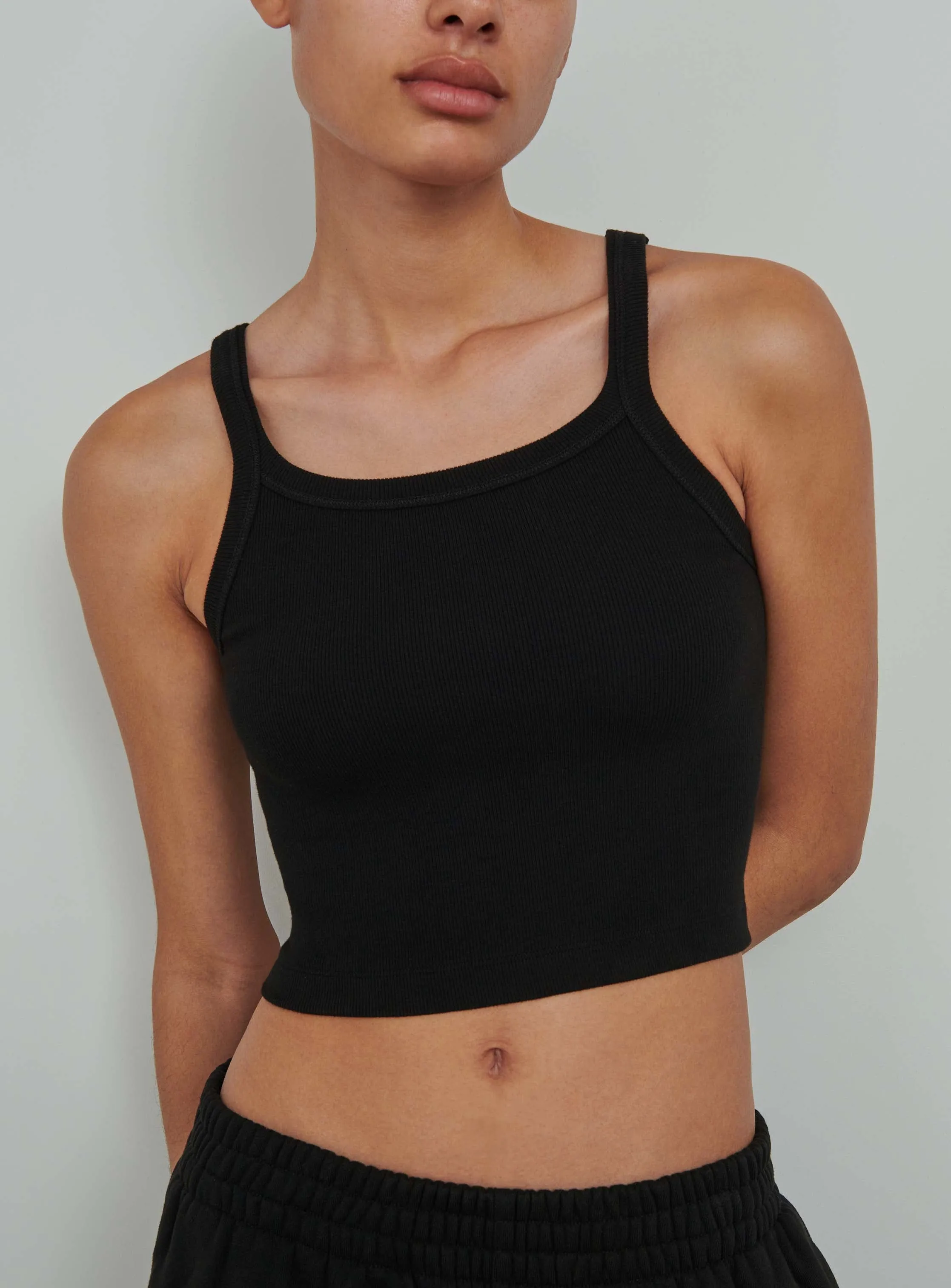 HB Ribbed Tank sold by WARDROBE.NYC product image thumbnail 4