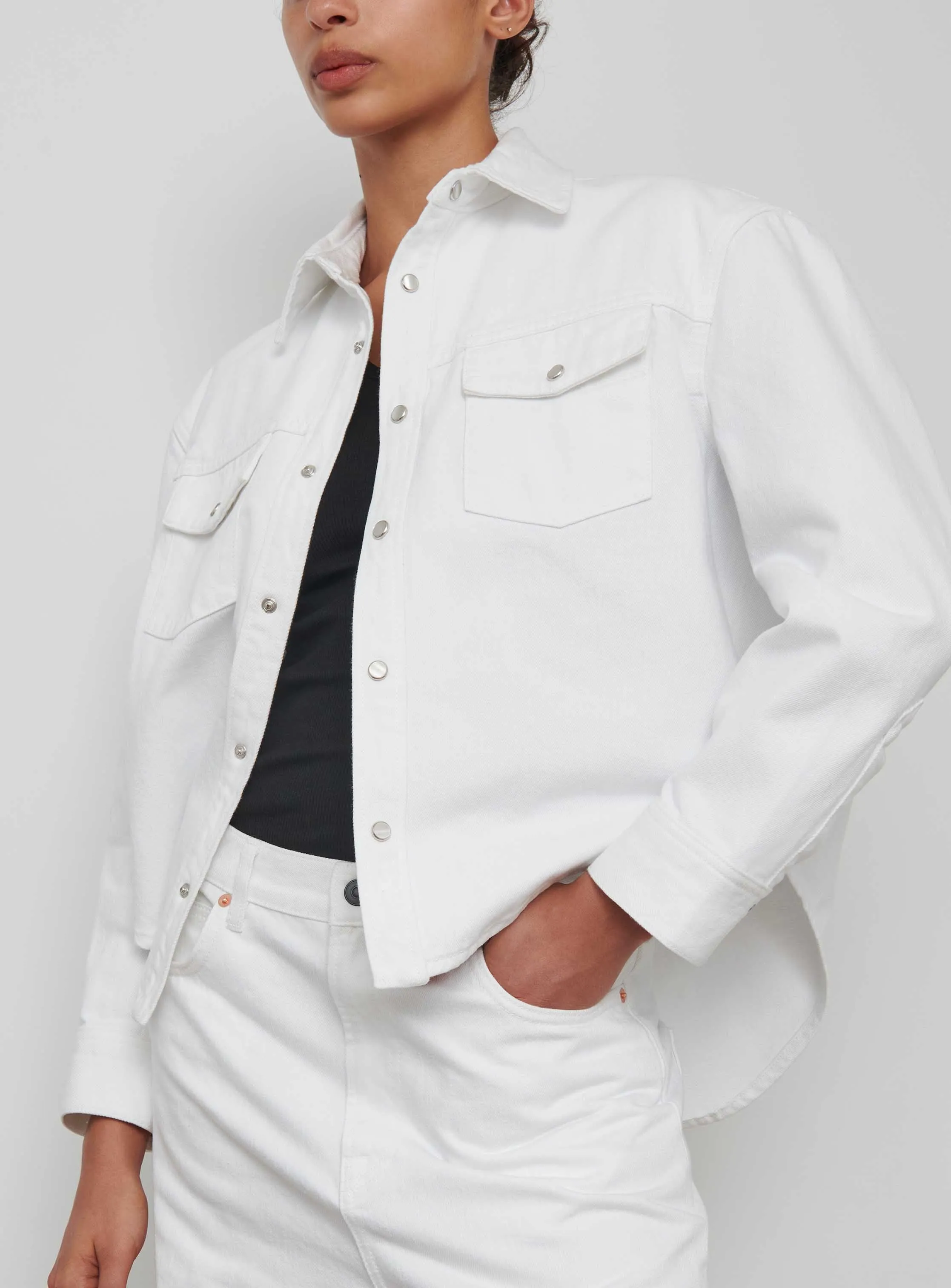 Denim Jacket sold by WARDROBE.NYC product image thumbnail 4