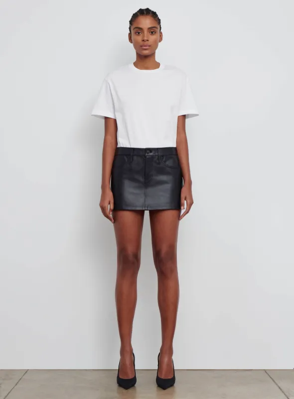 Leather Micro Mini Skirt sold by WARDROBE.NYC