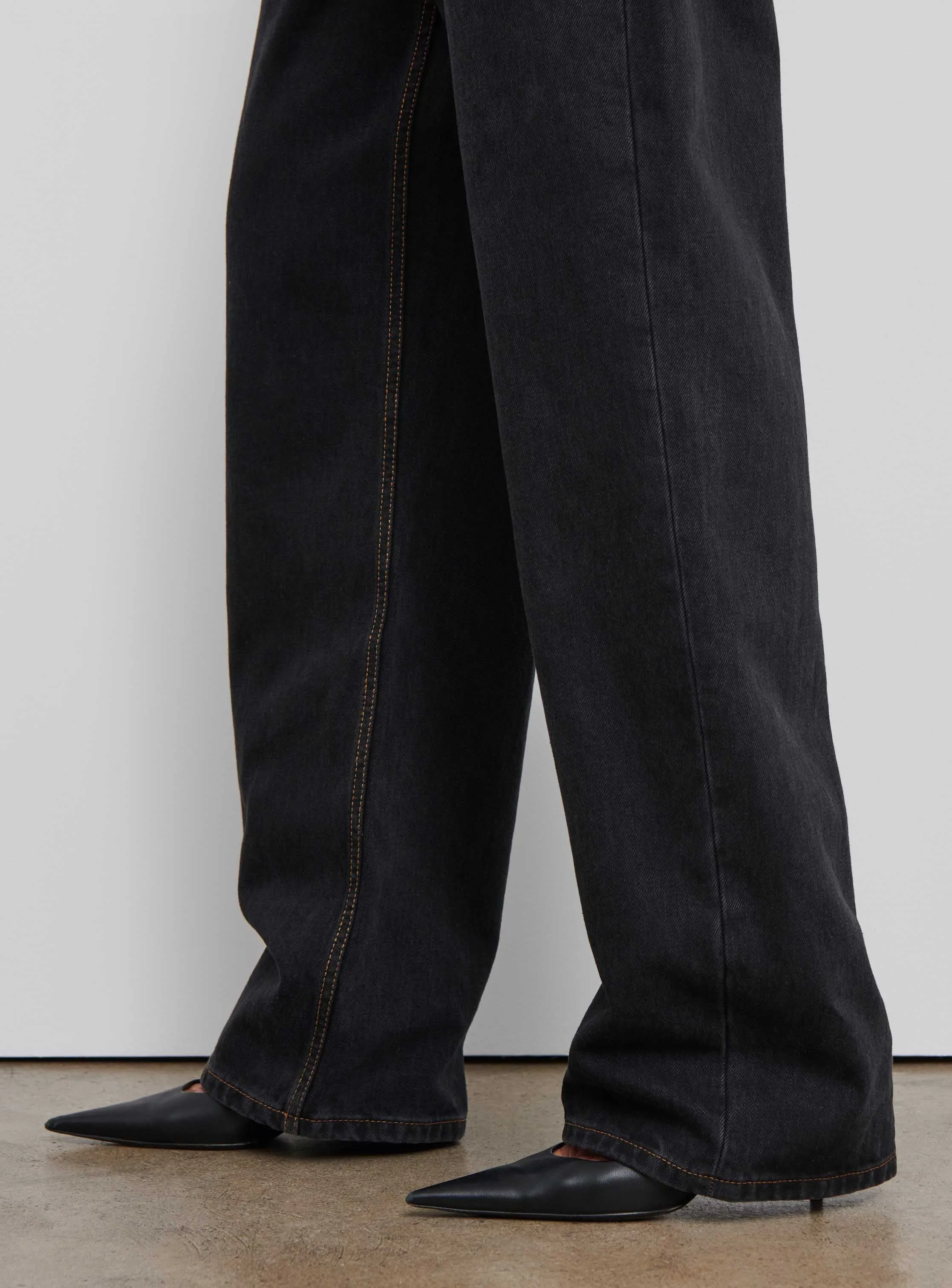 Denim Low Rise Jean sold by WARDROBE.NYC product image thumbnail 5
