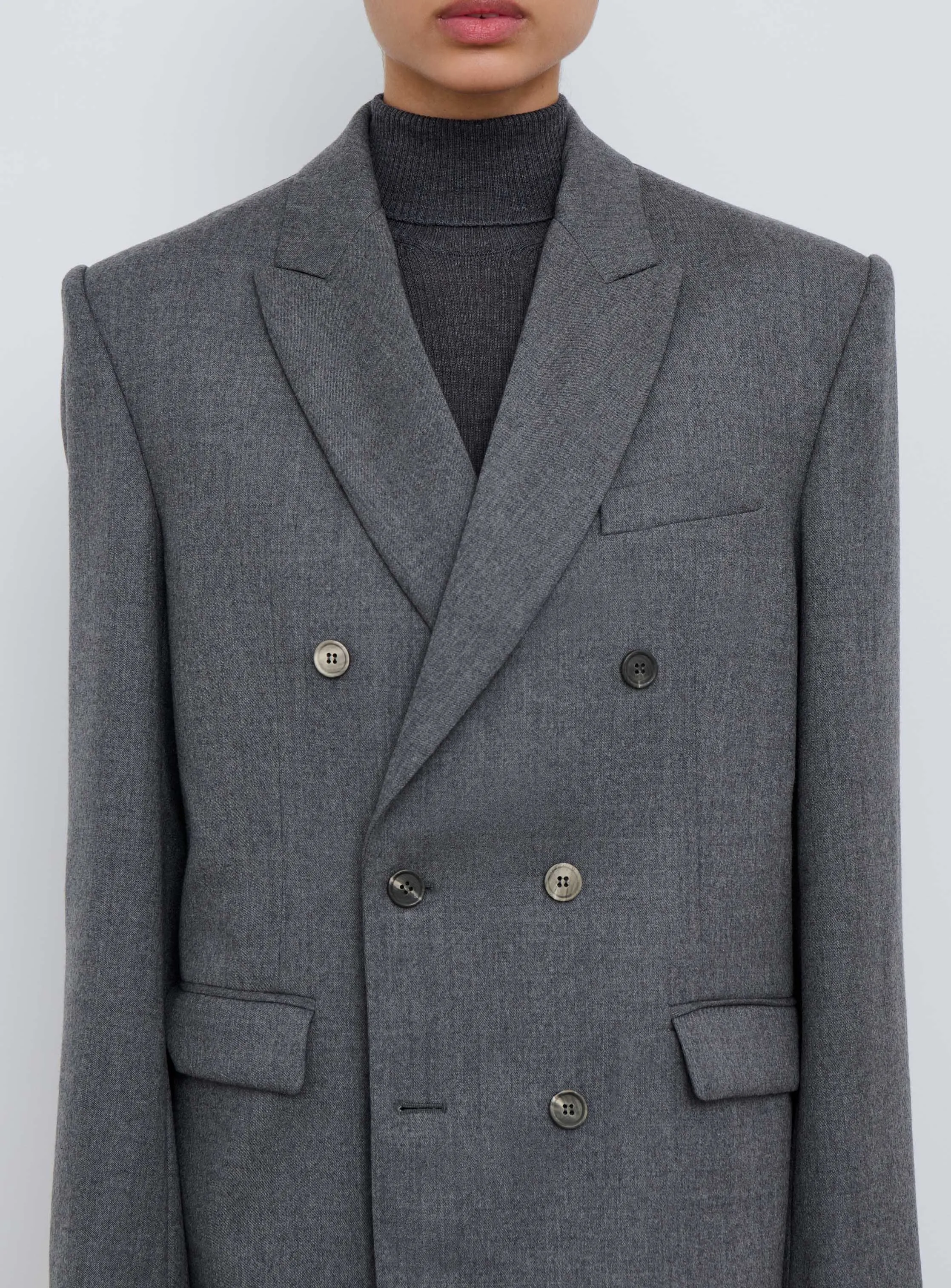 Double Breasted Blazer sold by WARDROBE.NYC product image thumbnail 4