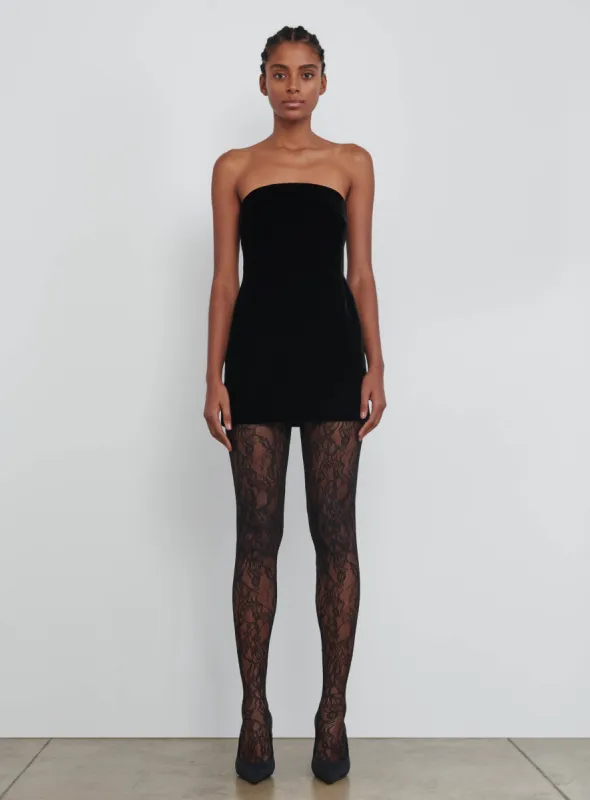 Velvet Corset Mini Dress sold by WARDROBE.NYC