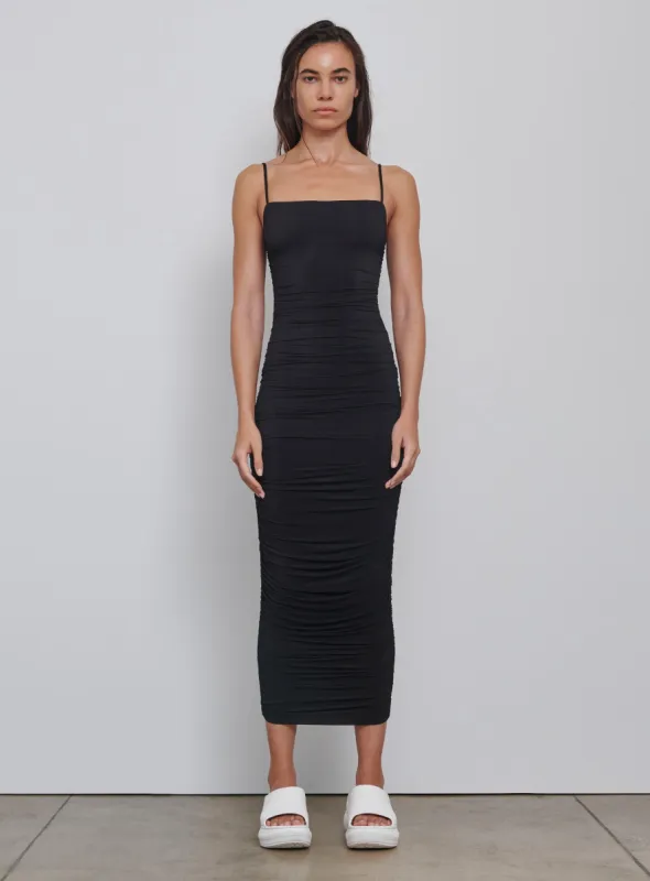 Ruched Slip Dress sold by WARDROBE.NYC