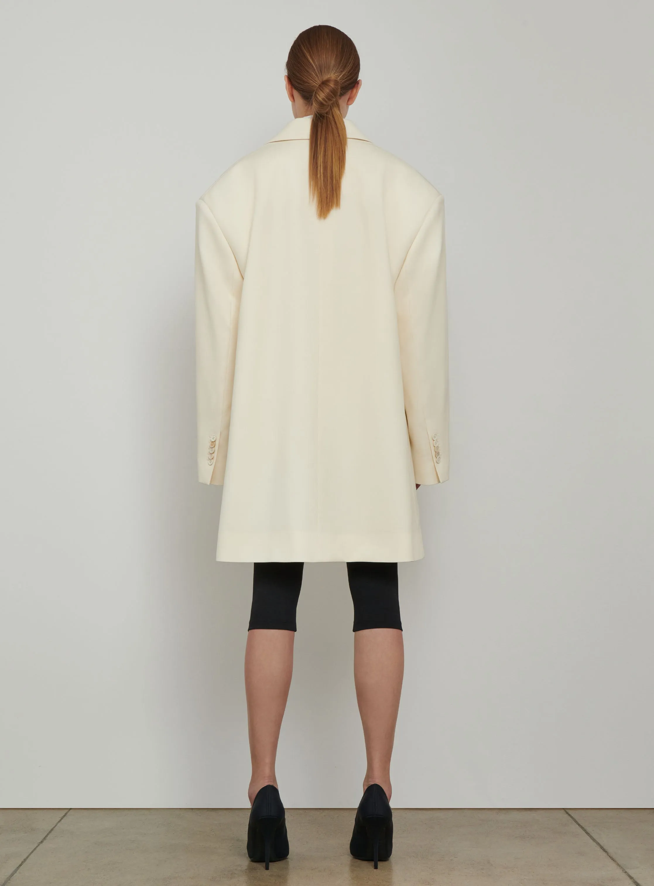 Double Breasted Oversize Coat sold by WARDROBE.NYC product image thumbnail 3