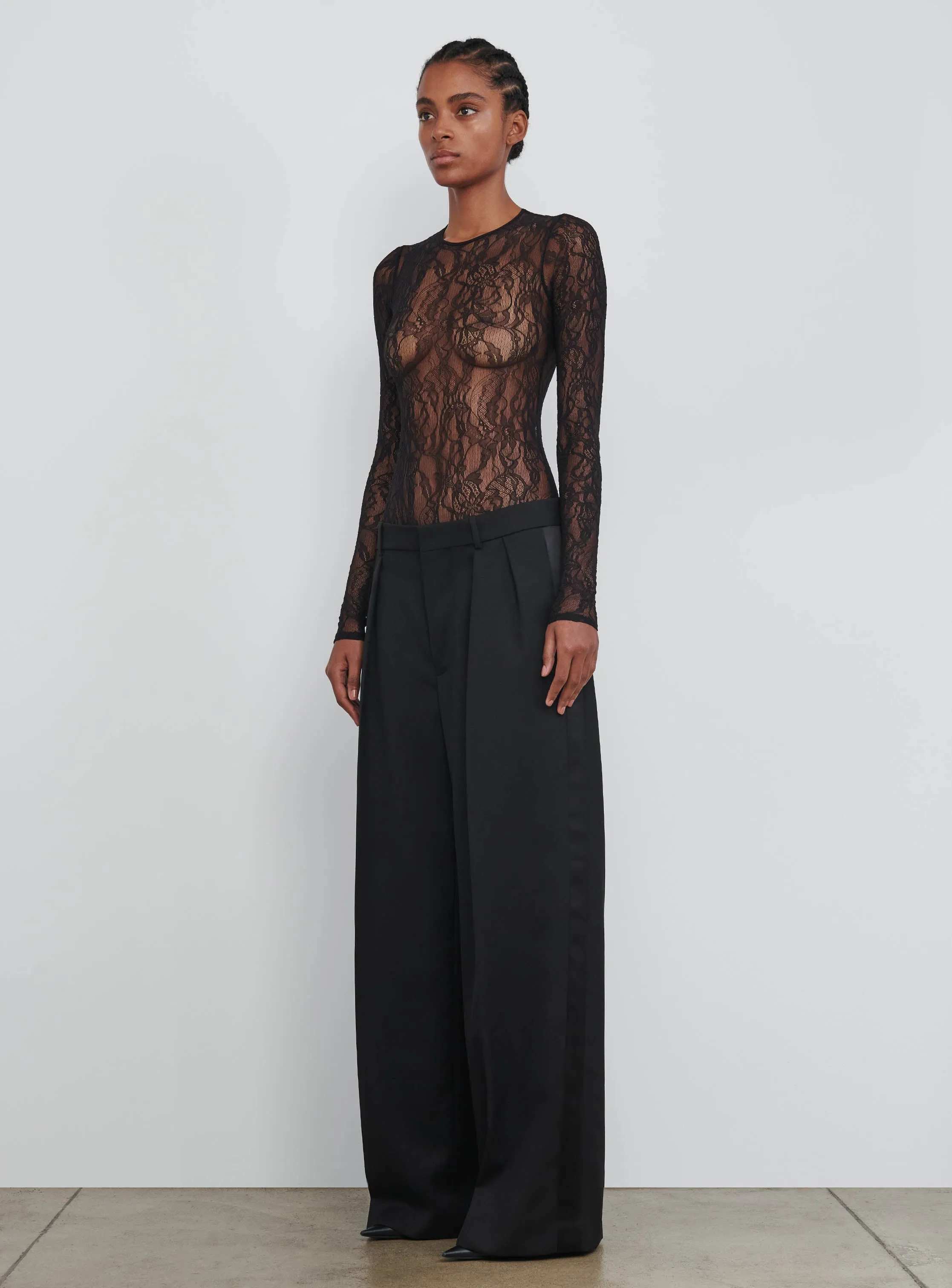 Low Rise Tuxedo Trouser sold by WARDROBE.NYC product image thumbnail 2