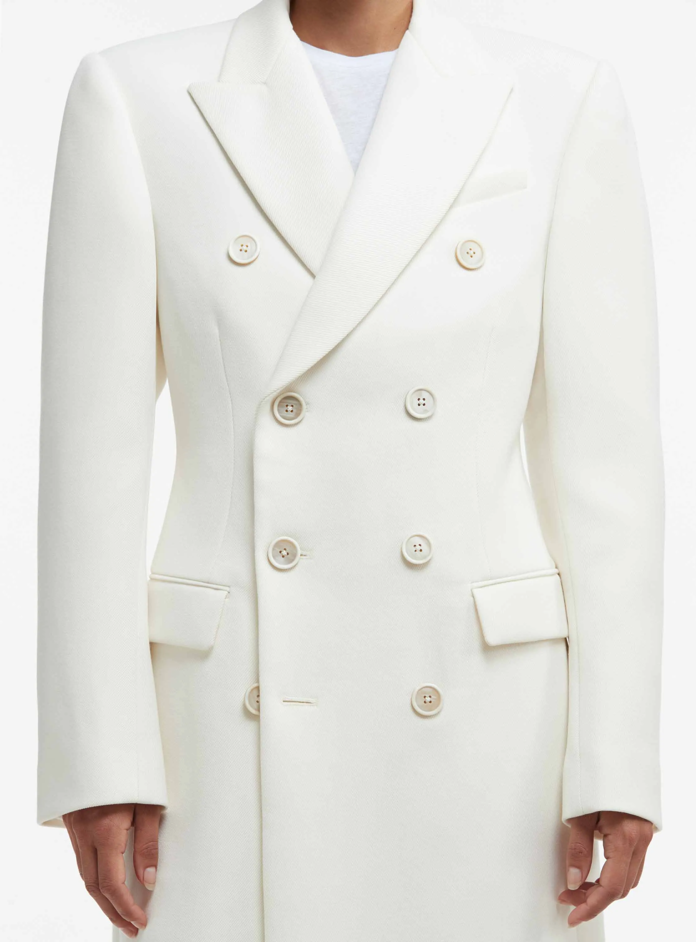 Double Breasted Coat sold by WARDROBE.NYC product image thumbnail 4