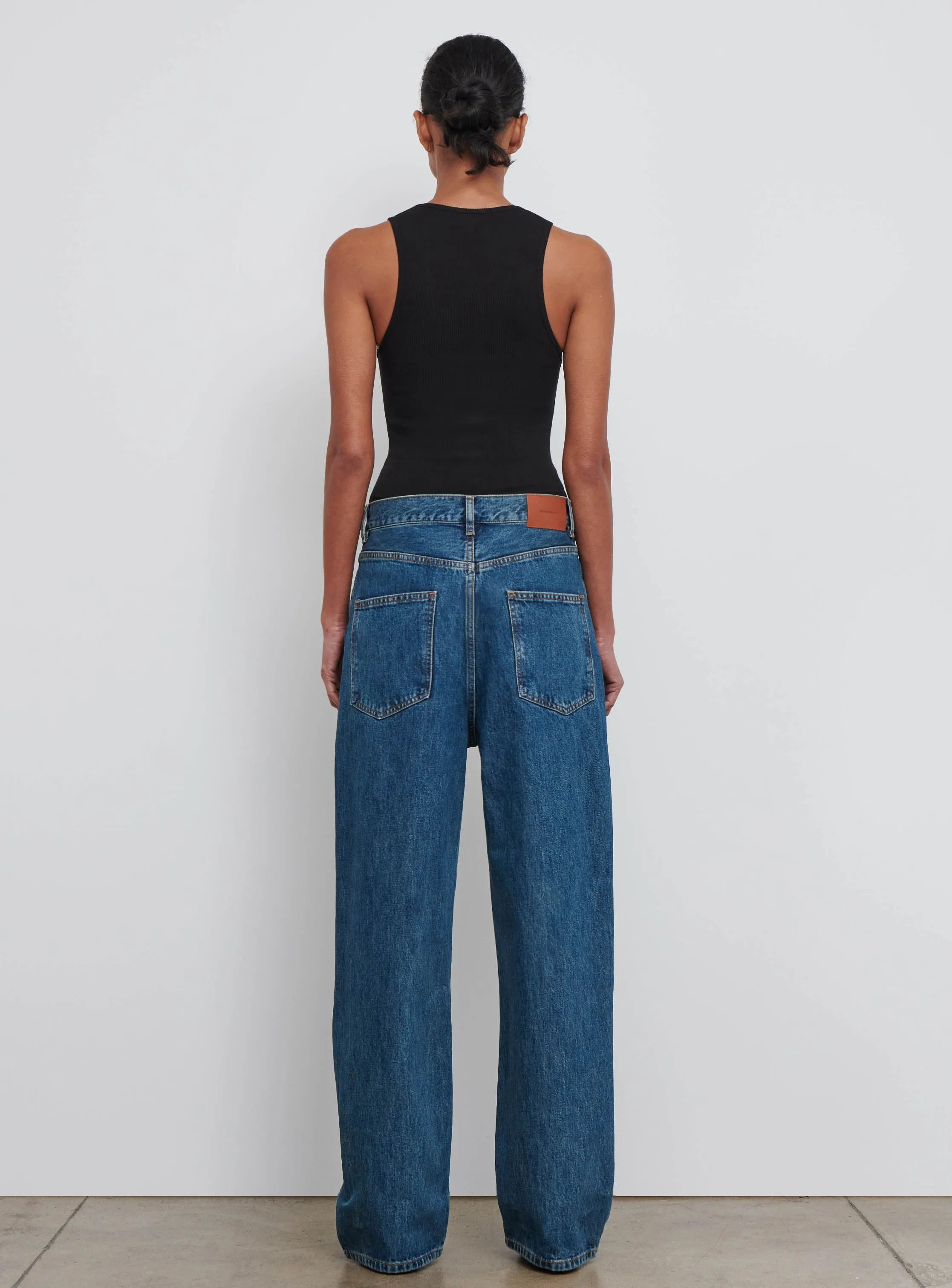 Denim Low Rise Jean sold by WARDROBE.NYC product image thumbnail 3