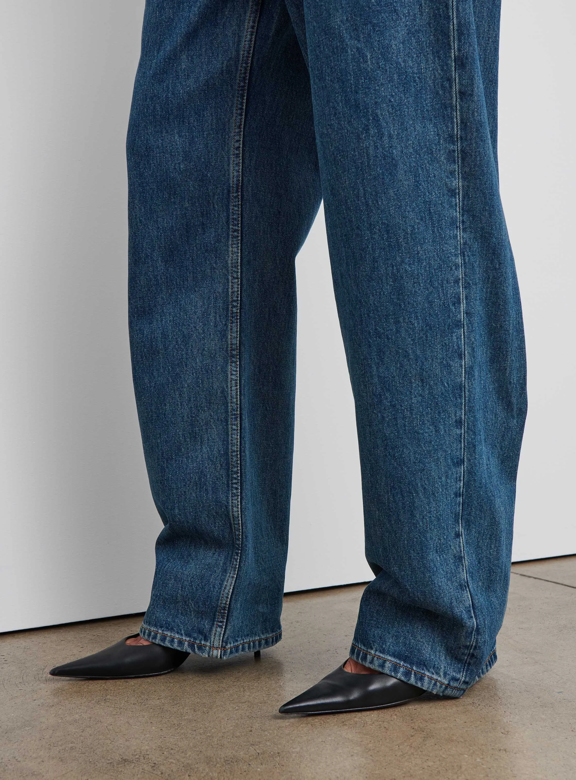 Denim Low Rise Jean sold by WARDROBE.NYC product image thumbnail 5