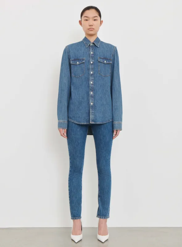 Denim Shirt sold by WARDROBE.NYC