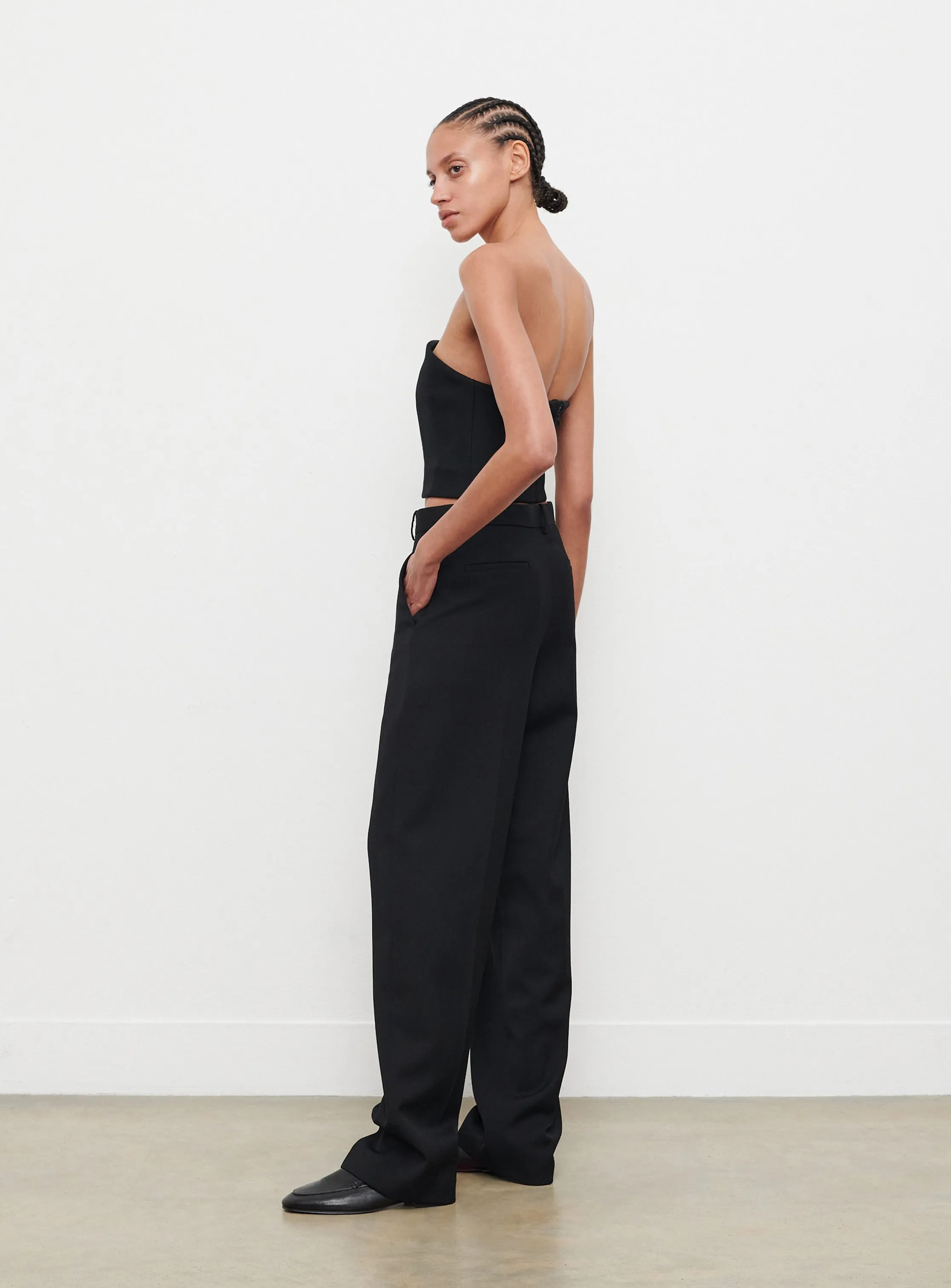 Straight Leg Trouser sold by WARDROBE.NYC product image thumbnail 2