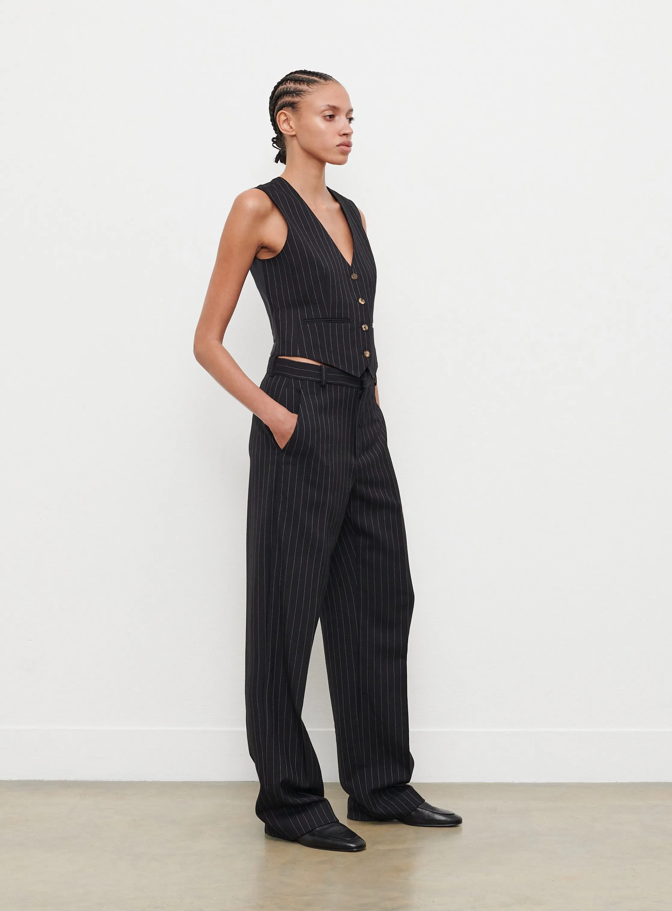 Straight Leg Trouser sold by WARDROBE.NYC product image thumbnail 2