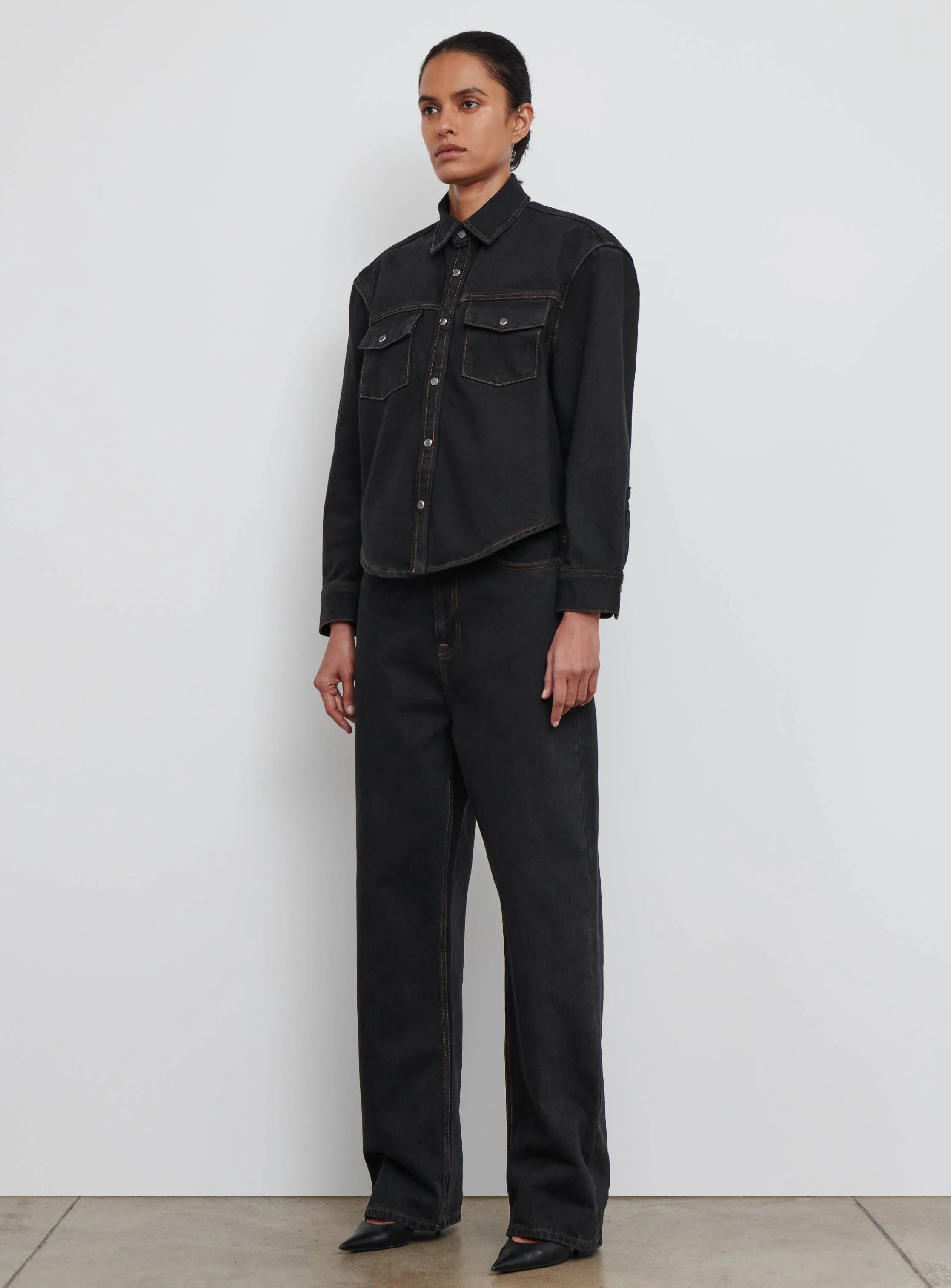 Denim Jacket sold by WARDROBE.NYC product image thumbnail 2