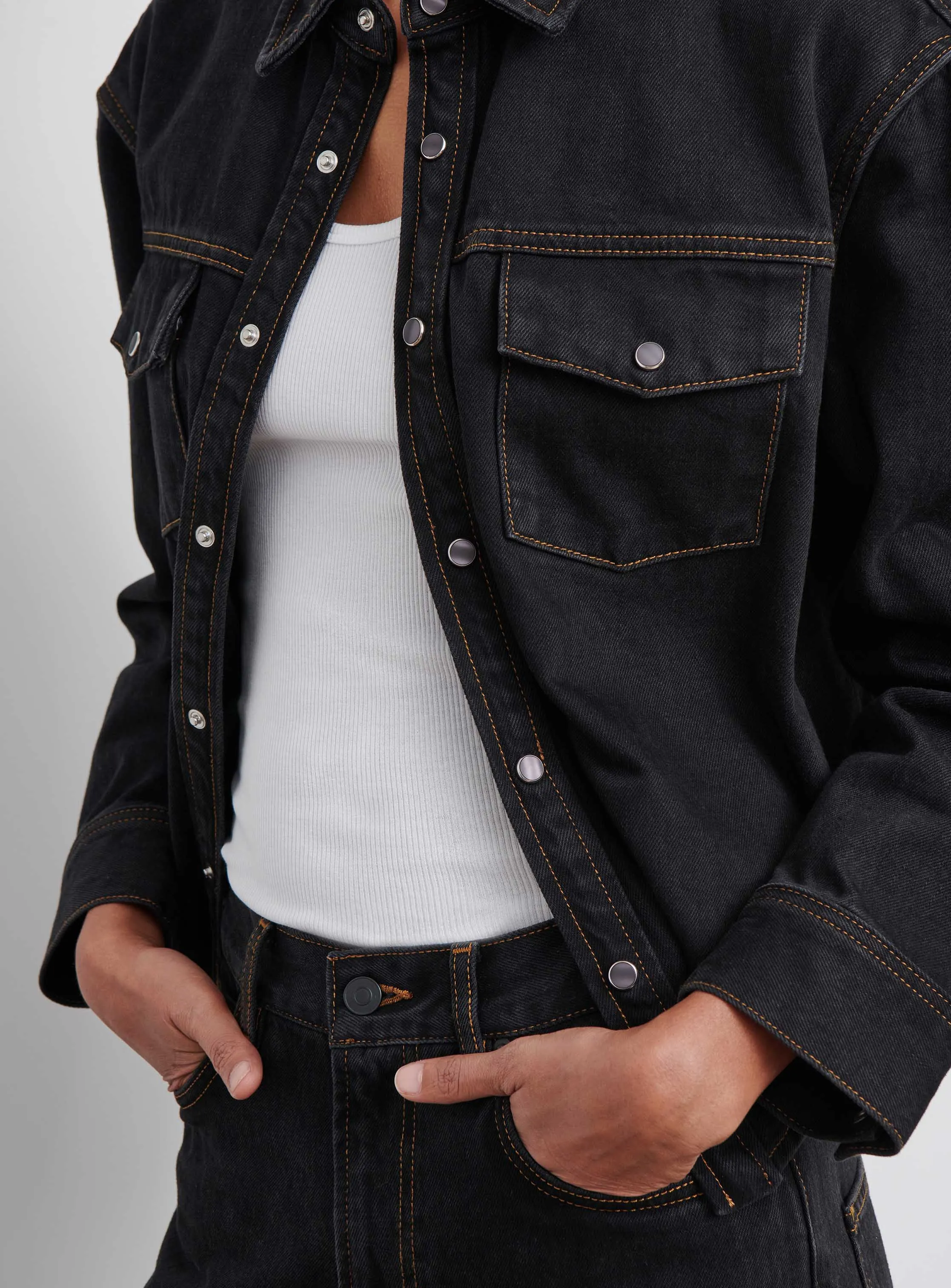 Denim Jacket sold by WARDROBE.NYC product image thumbnail 5
