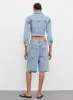 Denim Low Rise Short sold by WARDROBE.NYC