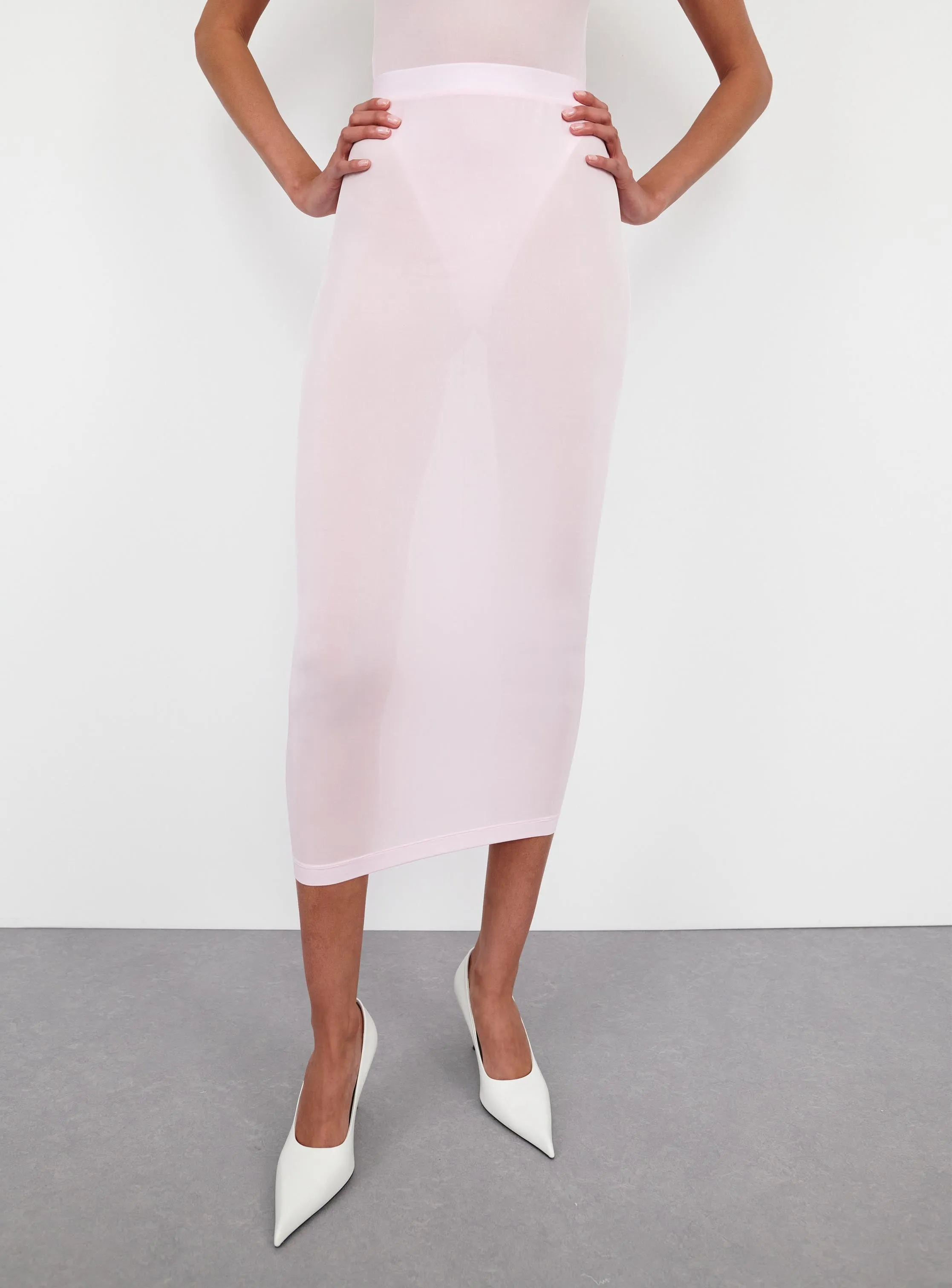 Sheer Skirt sold by WARDROBE.NYC product image thumbnail 4