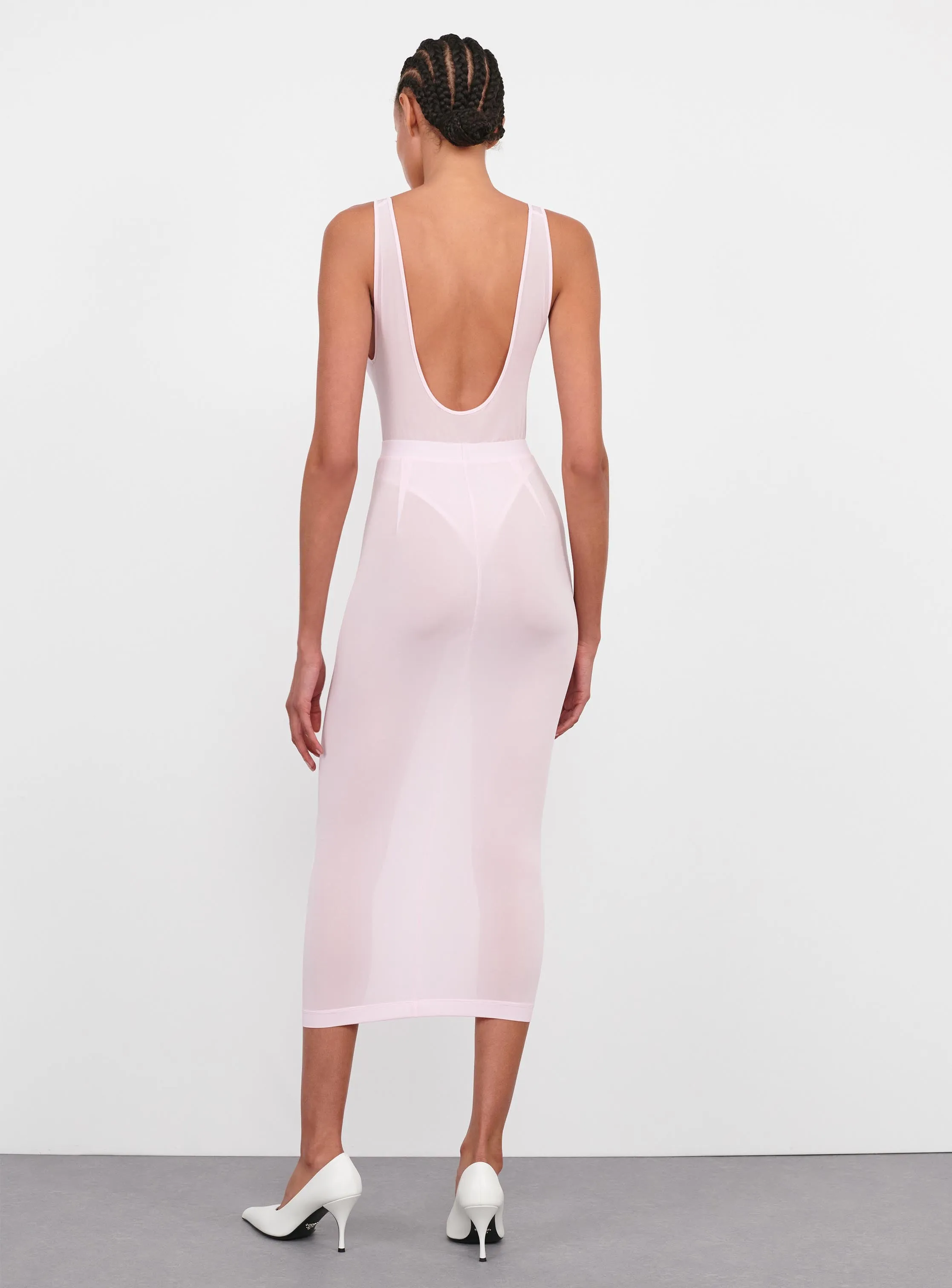 Sheer Skirt sold by WARDROBE.NYC product image thumbnail 3