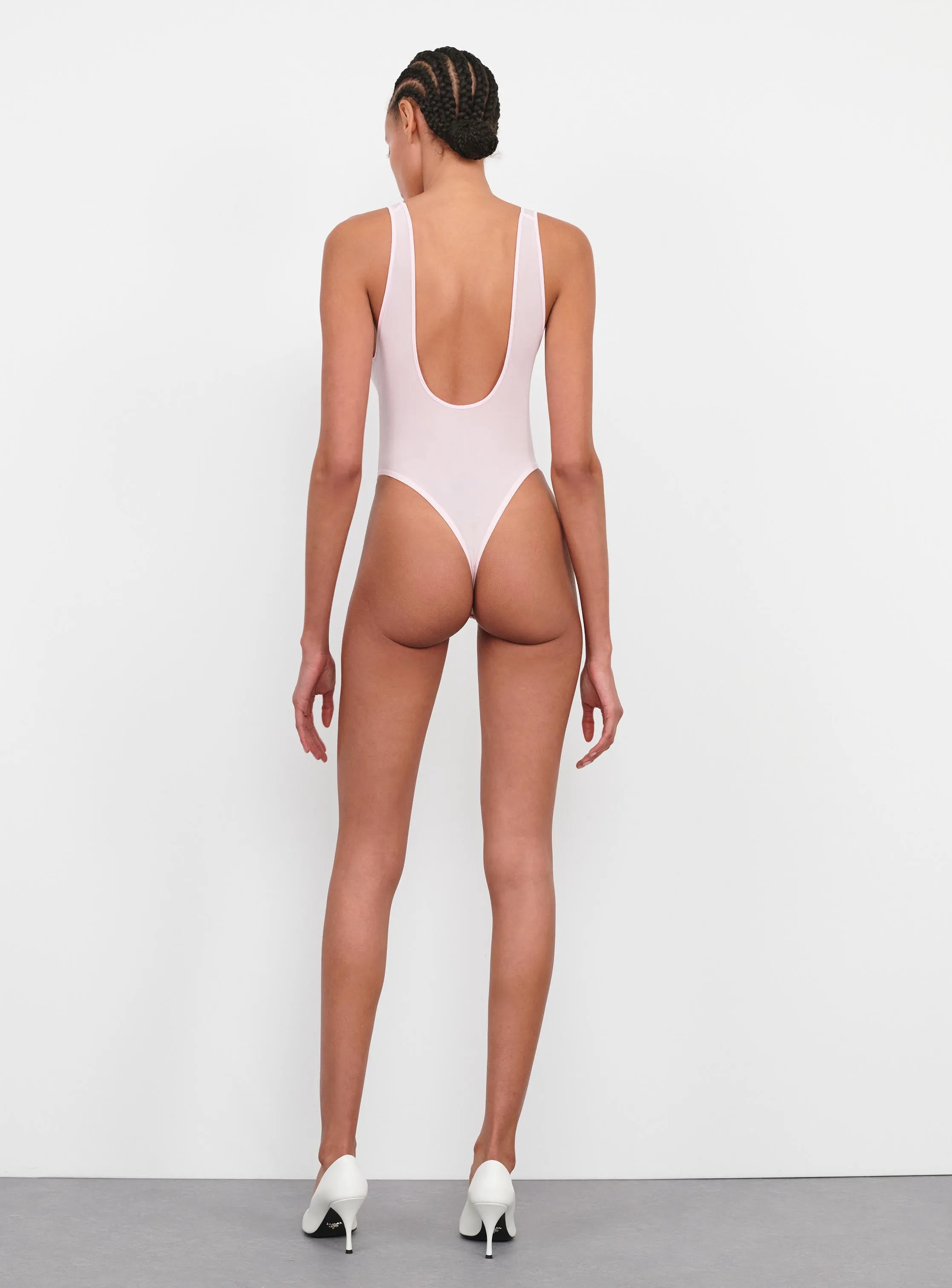 Sheer Tank Bodysuit sold by WARDROBE.NYC product image thumbnail 2