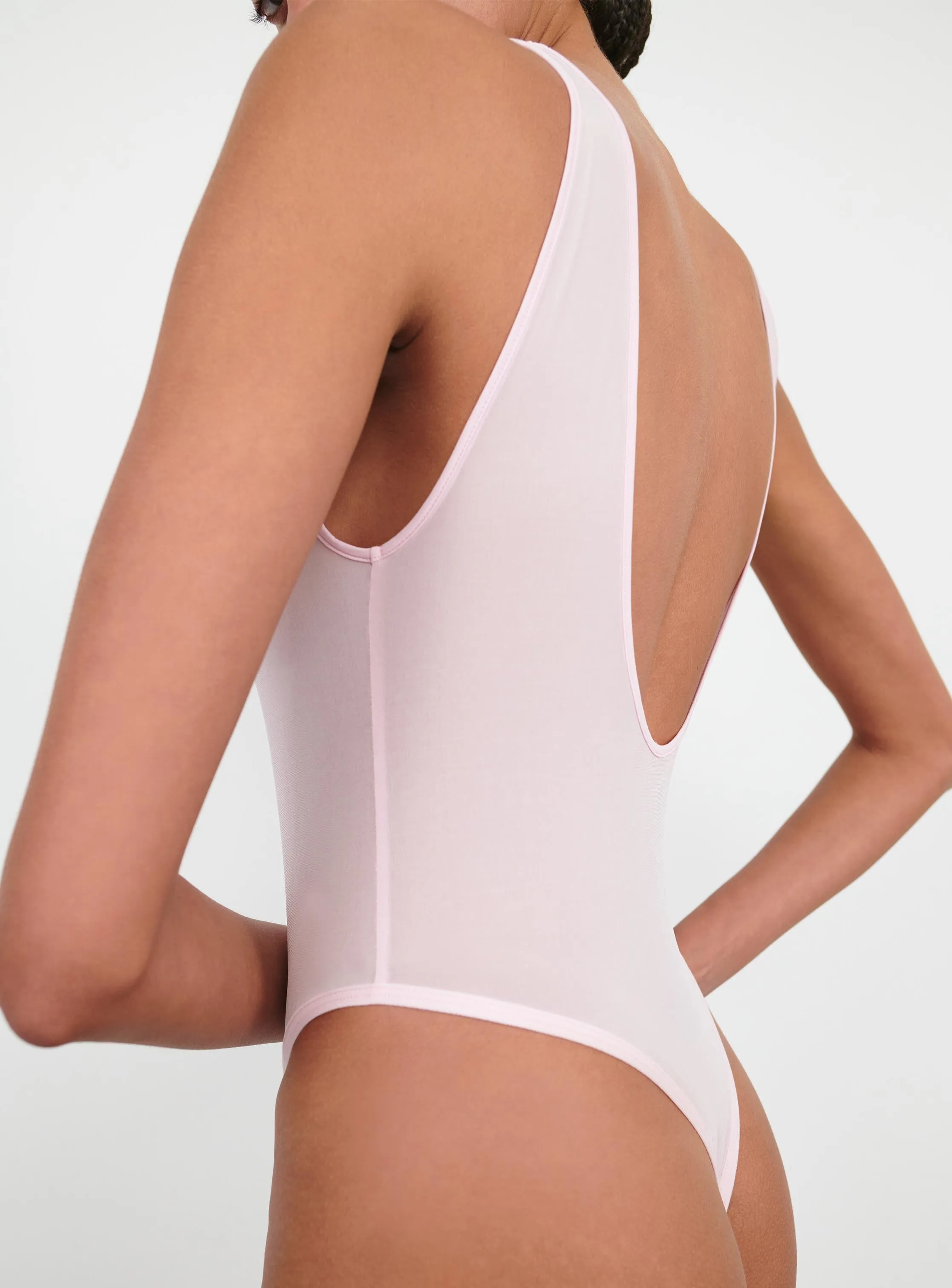 Sheer Tank Bodysuit sold by WARDROBE.NYC product image thumbnail 4