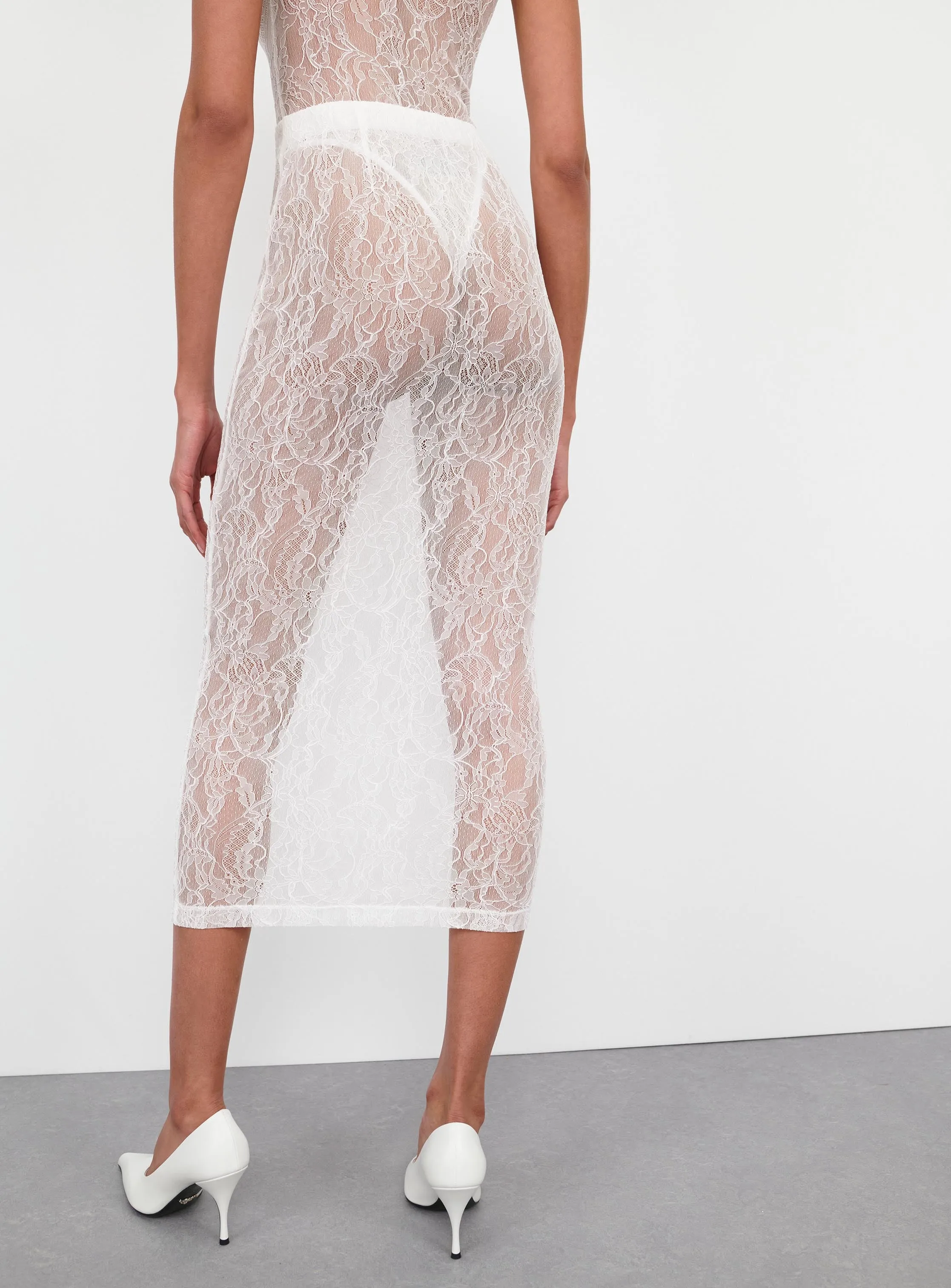 Lace Skirt sold by WARDROBE.NYC product image thumbnail 5