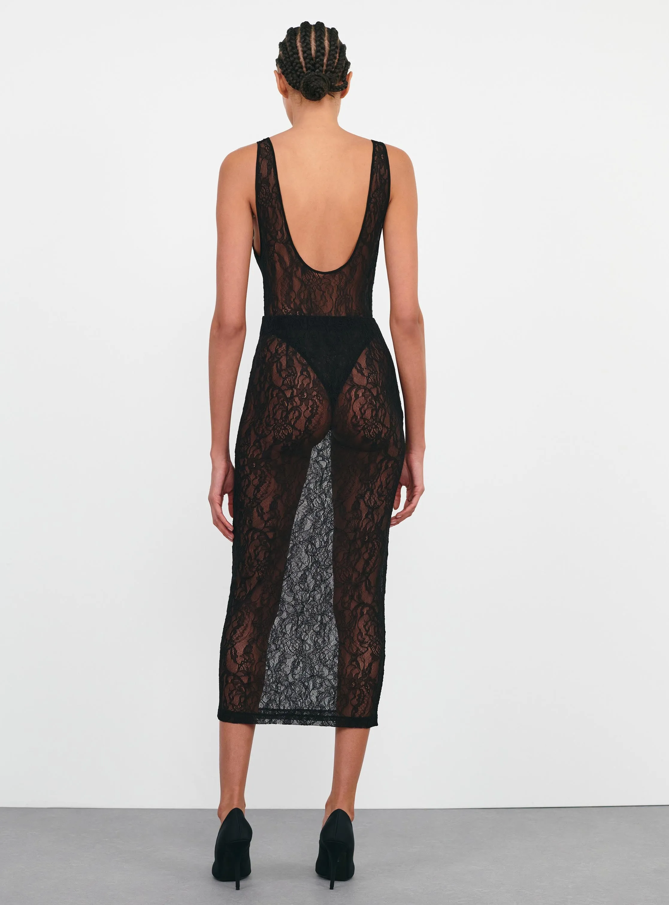 Lace Skirt sold by WARDROBE.NYC product image thumbnail 3