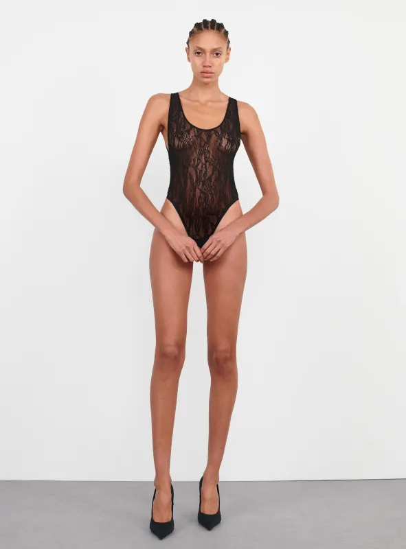 Lace Tank Bodysuit sold by WARDROBE.NYC
