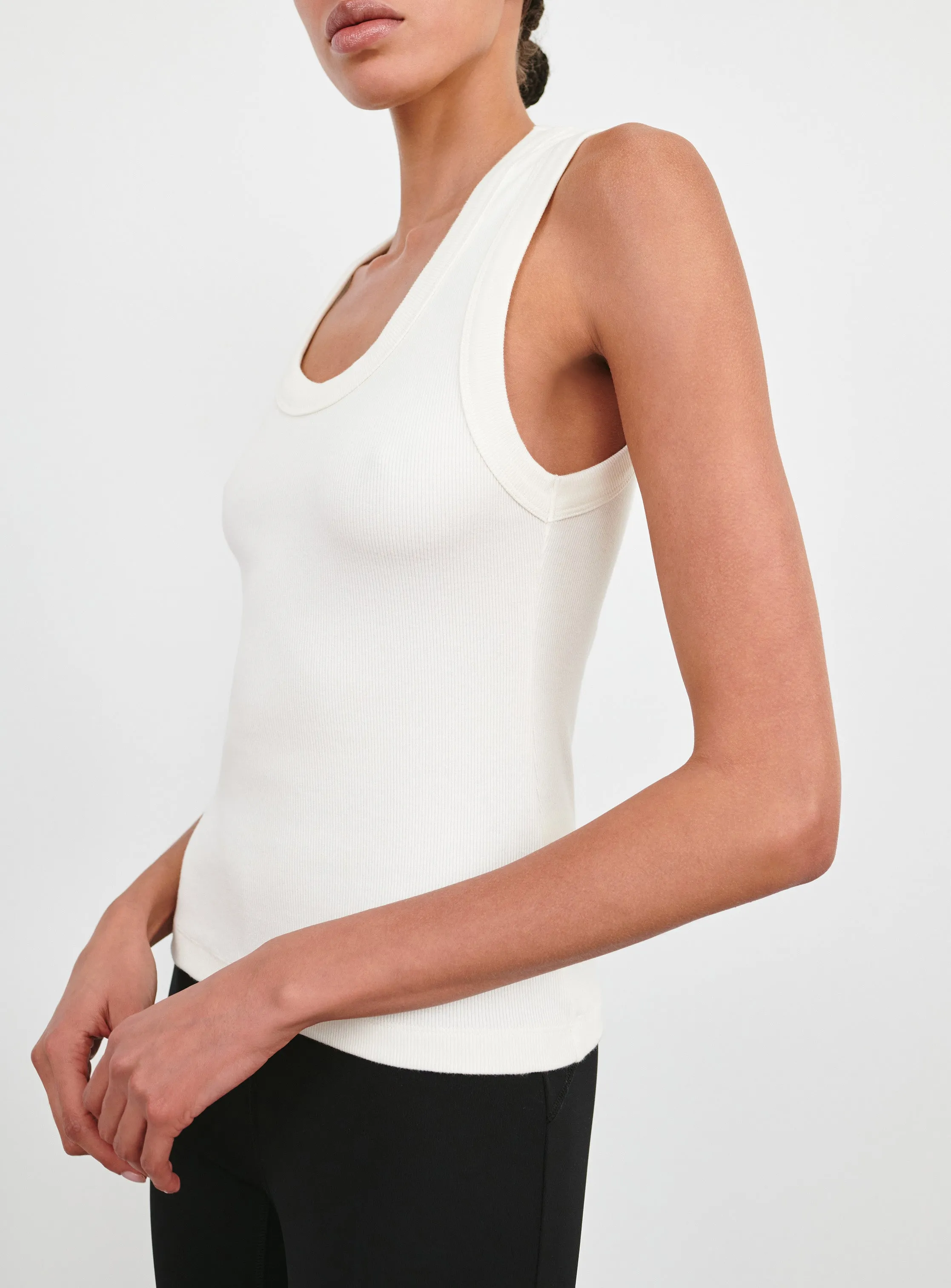 Scoop Neck Tank sold by WARDROBE.NYC product image thumbnail 4