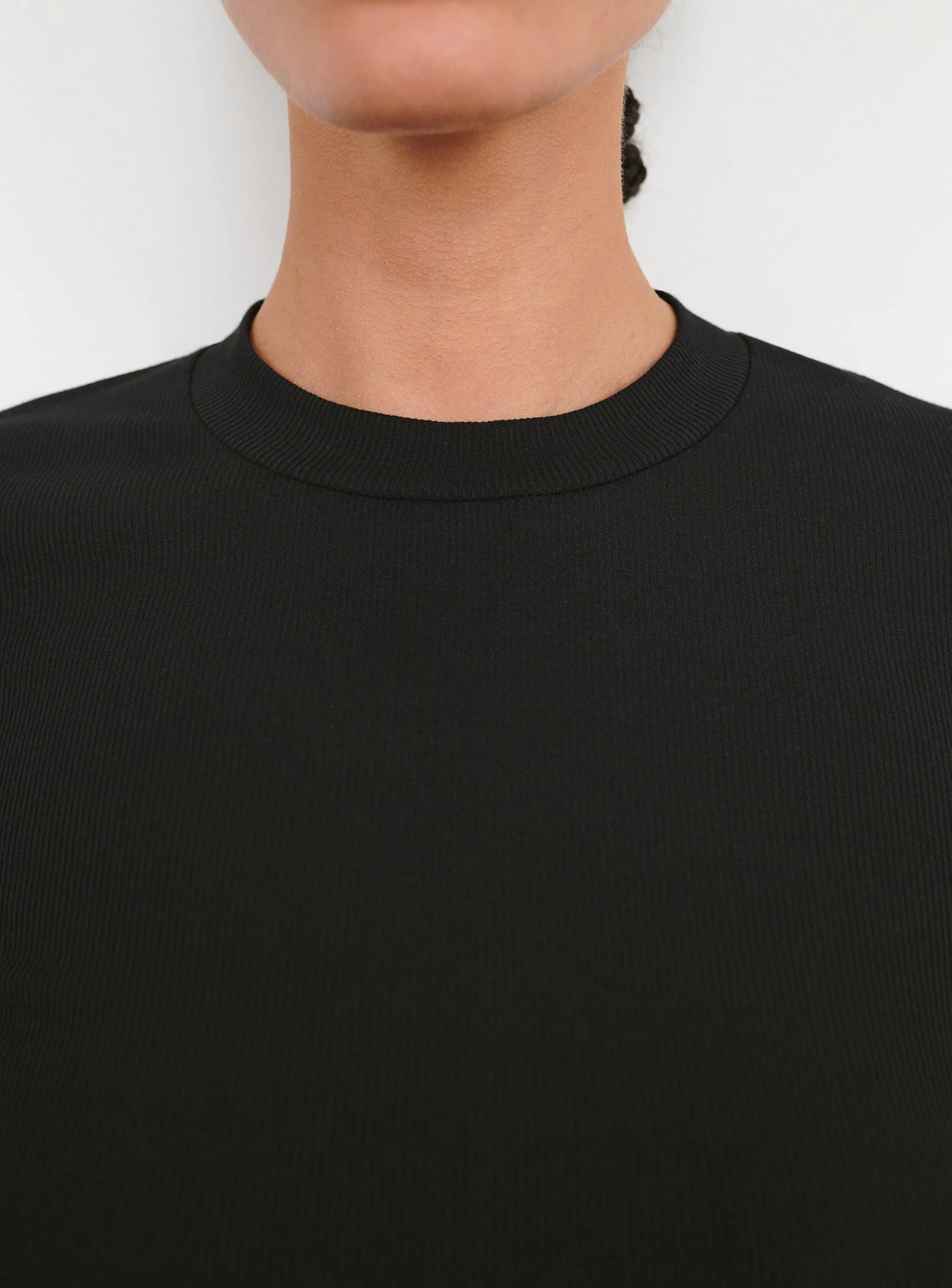 Ribbed Long Sleeve Tee sold by WARDROBE.NYC product image thumbnail 3
