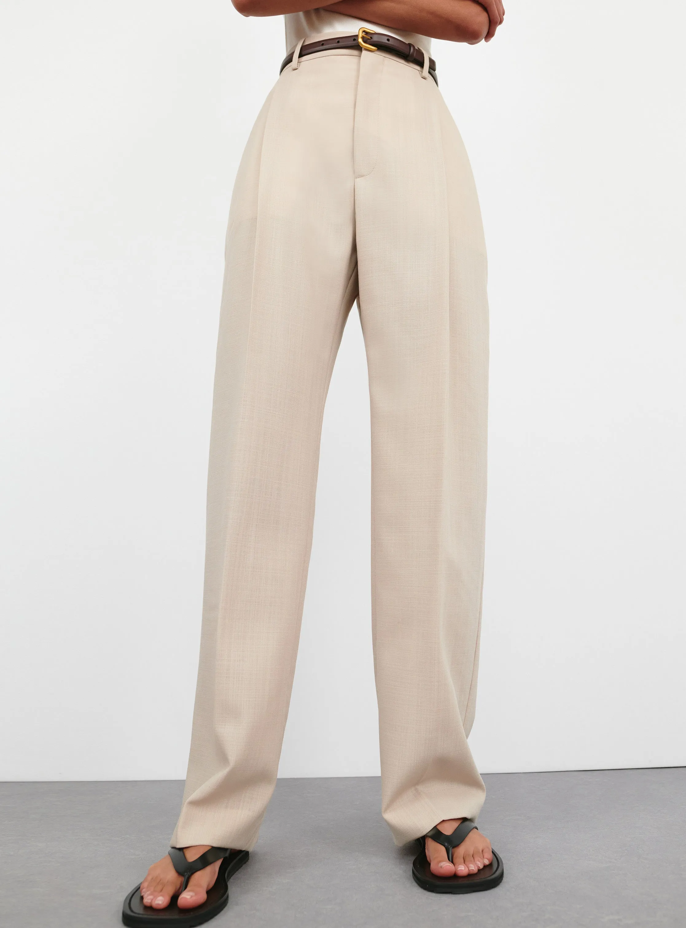 Light Mid Rise Trouser sold by WARDROBE.NYC product image thumbnail 4