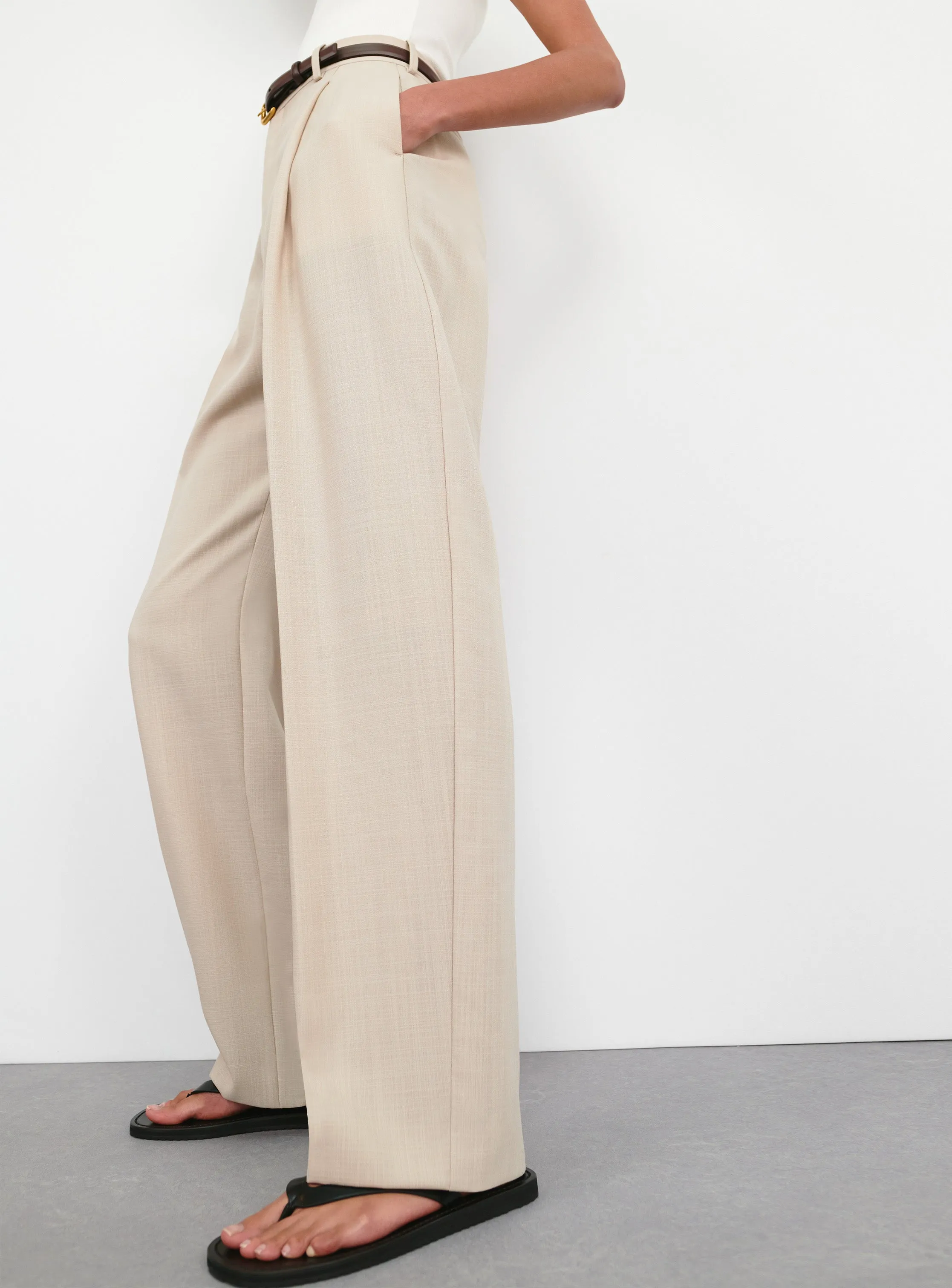 Light Mid Rise Trouser sold by WARDROBE.NYC product image thumbnail 5