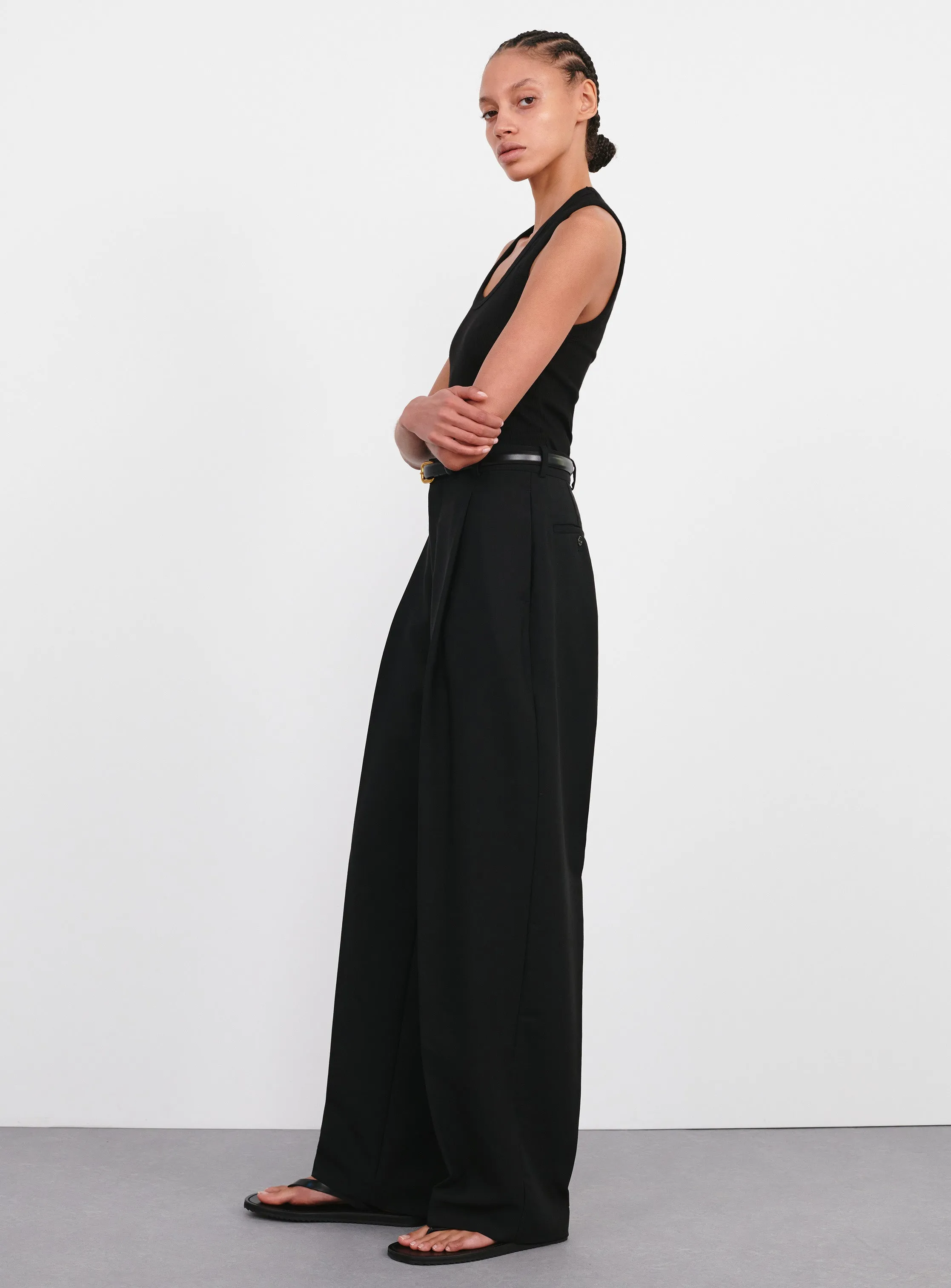 Light Mid Rise Trouser sold by WARDROBE.NYC product image thumbnail 2