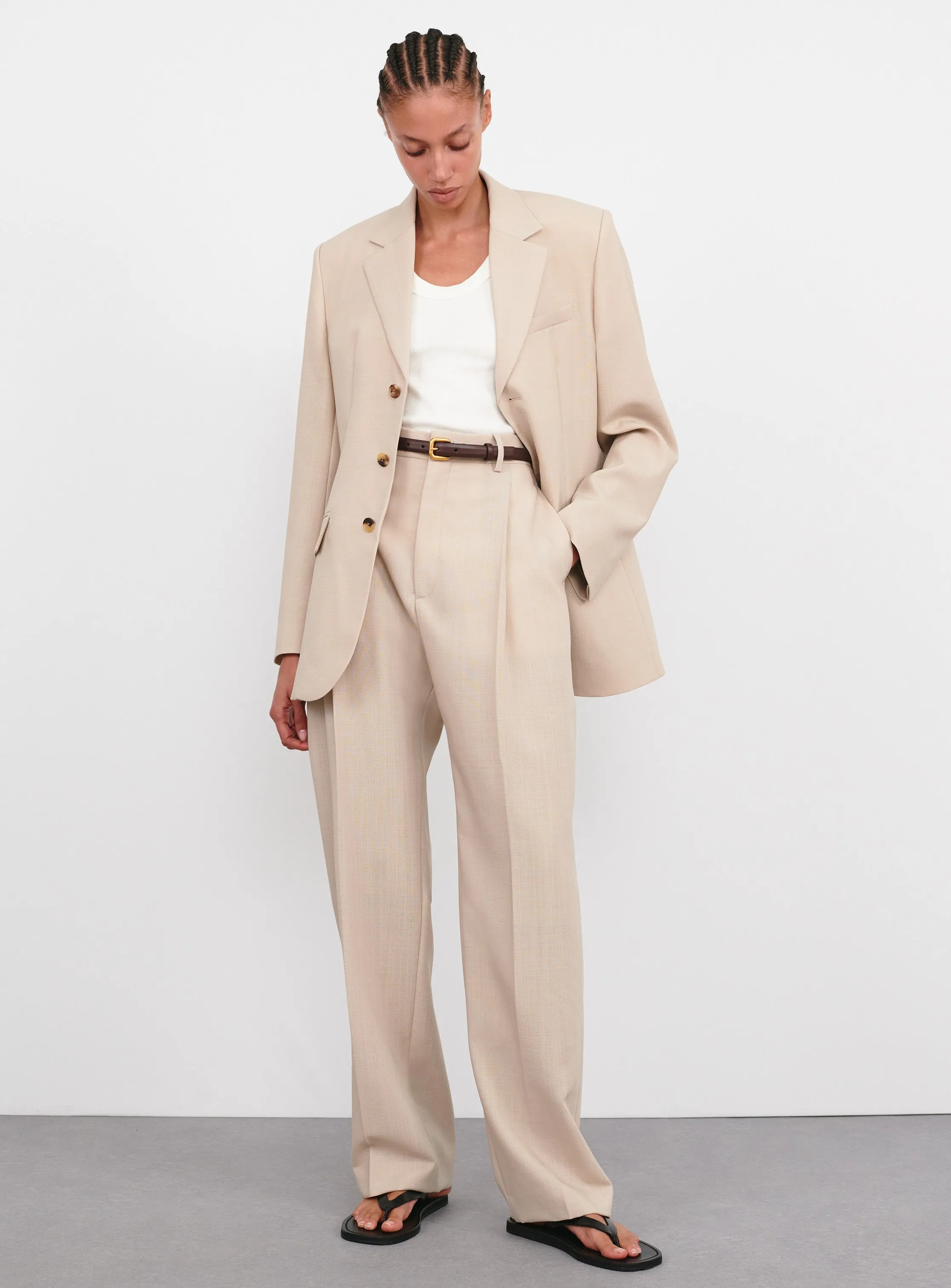 Light Longline Blazer sold by WARDROBE.NYC