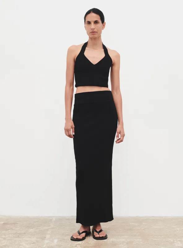 Knit Halter Top sold by WARDROBE.NYC