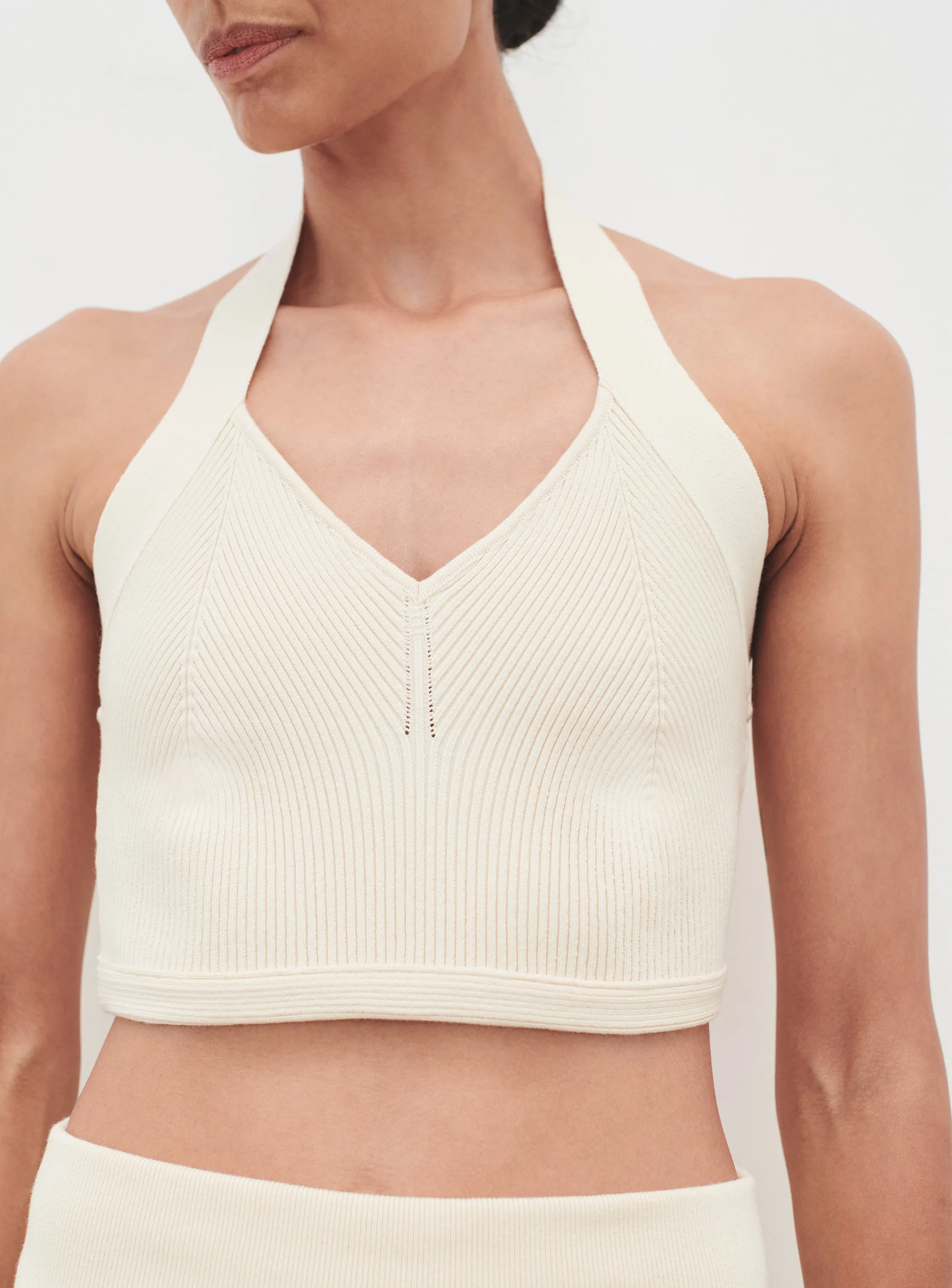Knit Halter Top sold by WARDROBE.NYC product image thumbnail 3