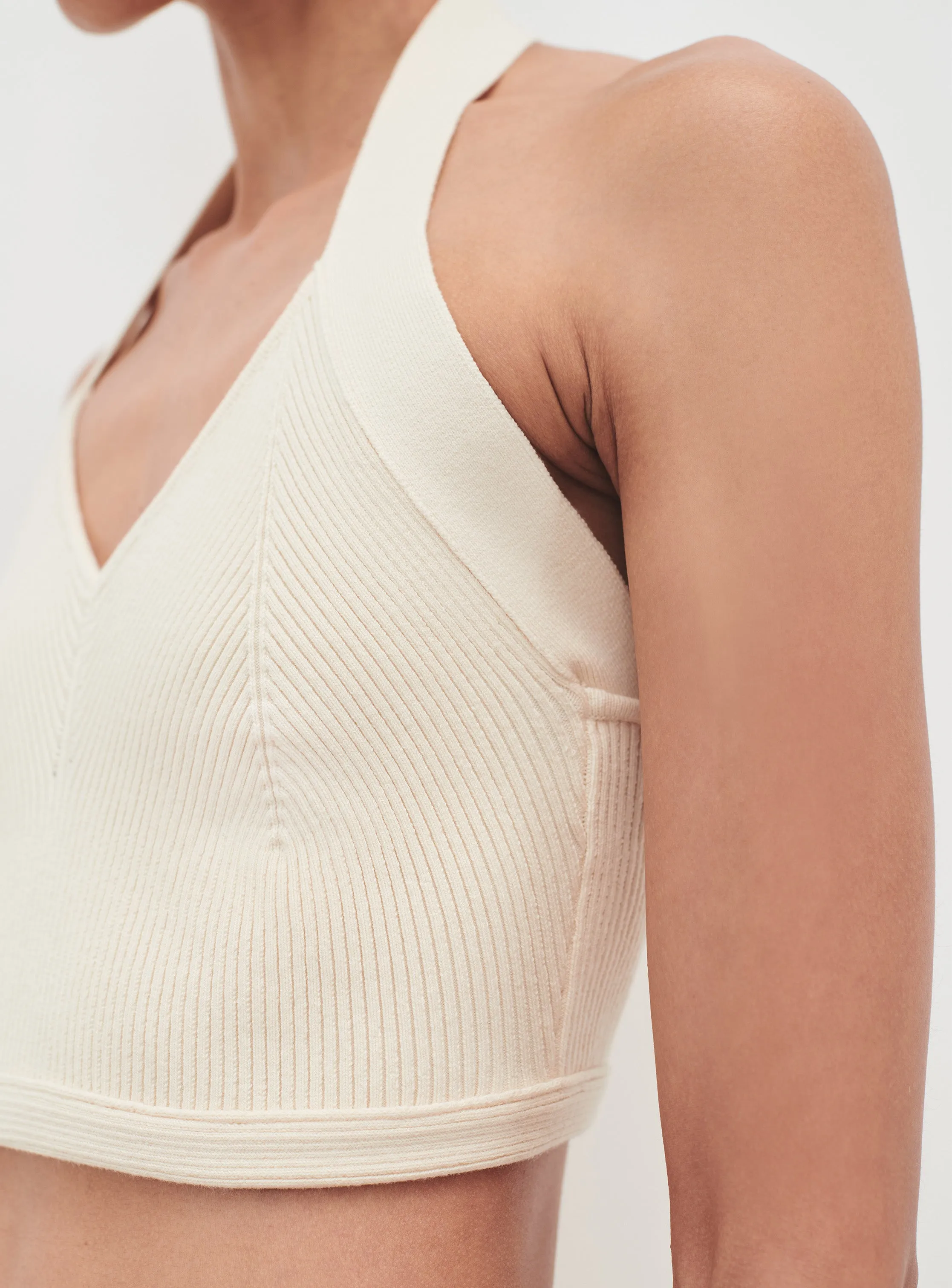 Knit Halter Top sold by WARDROBE.NYC product image thumbnail 4