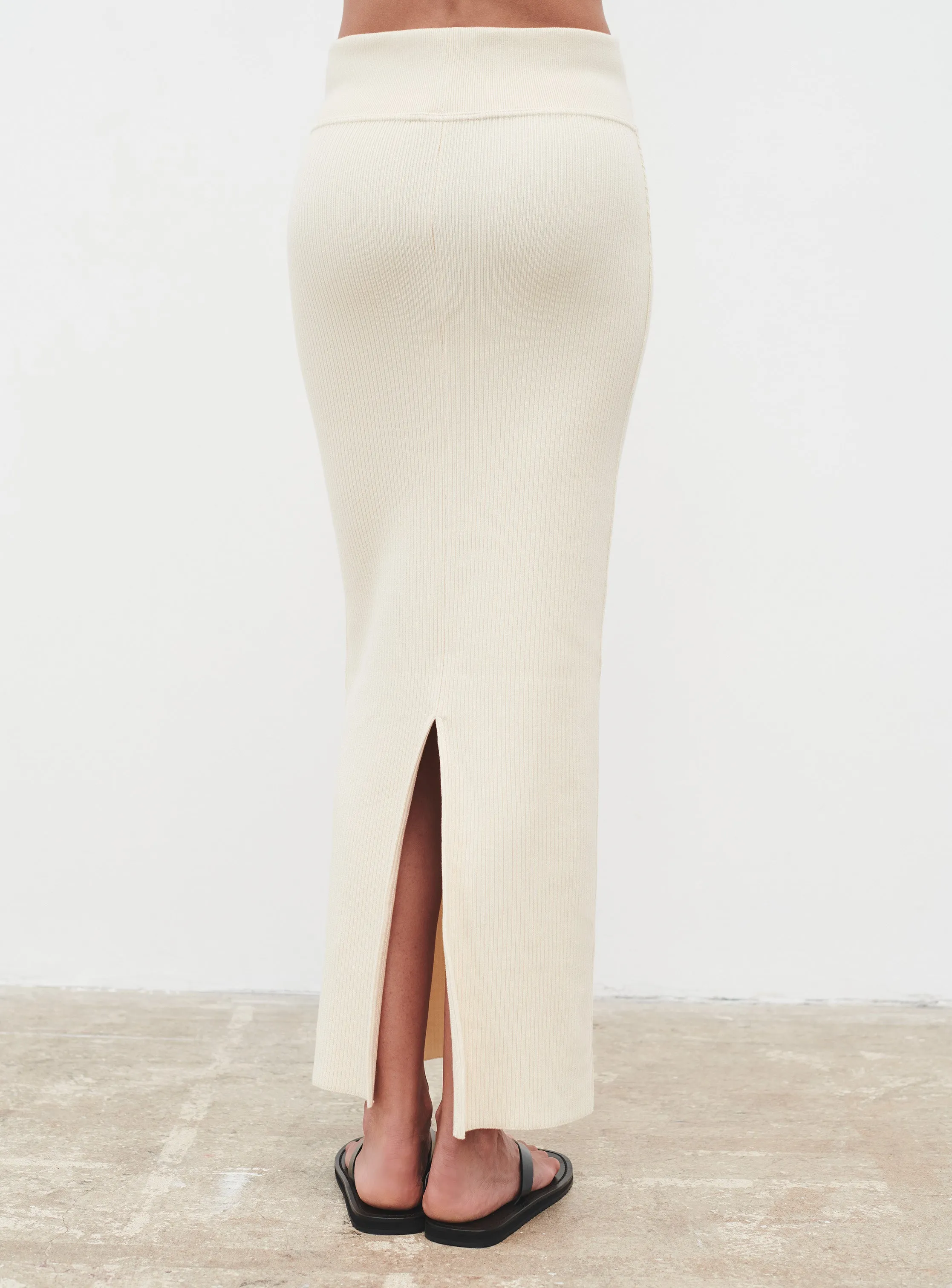 Knit Column Skirt sold by WARDROBE.NYC product image thumbnail 5