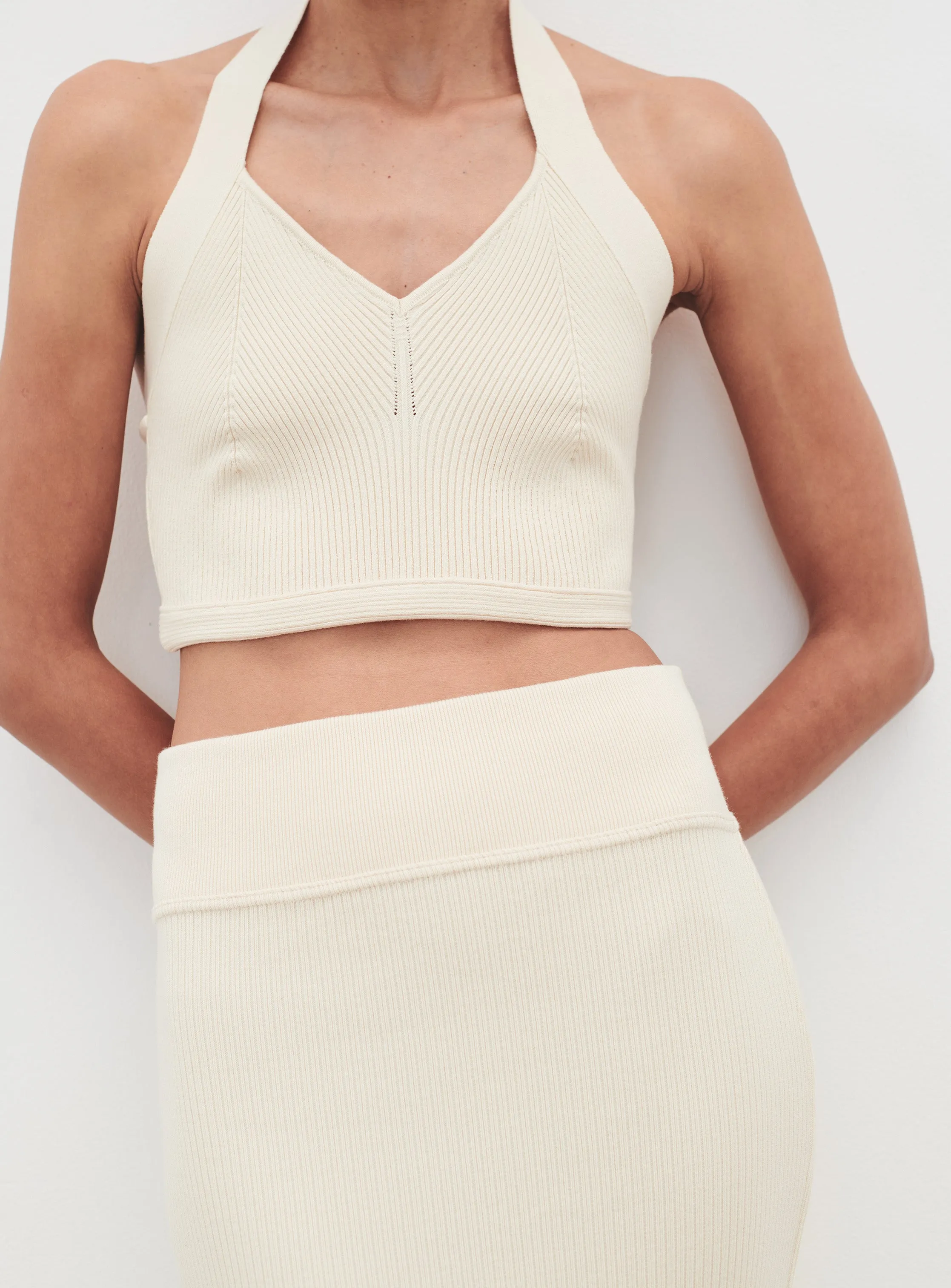 Knit Column Skirt sold by WARDROBE.NYC product image thumbnail 3