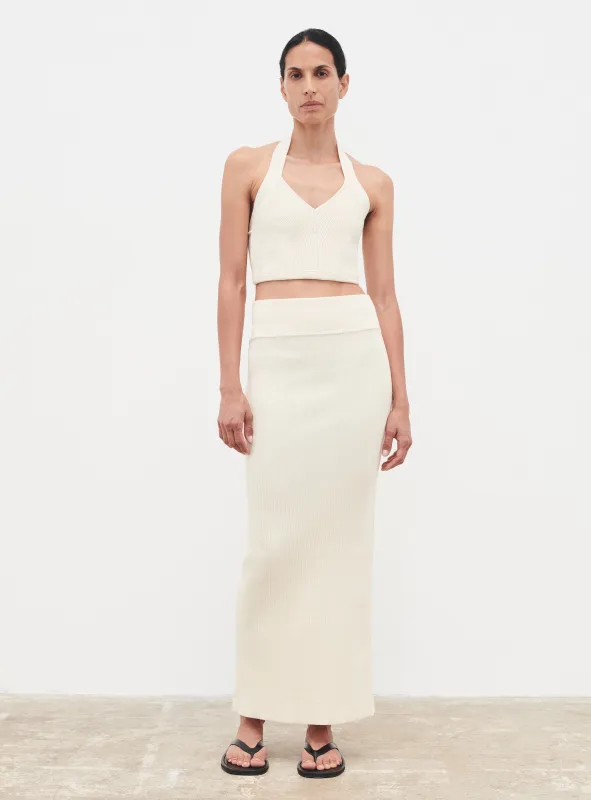 Knit Column Skirt sold by WARDROBE.NYC