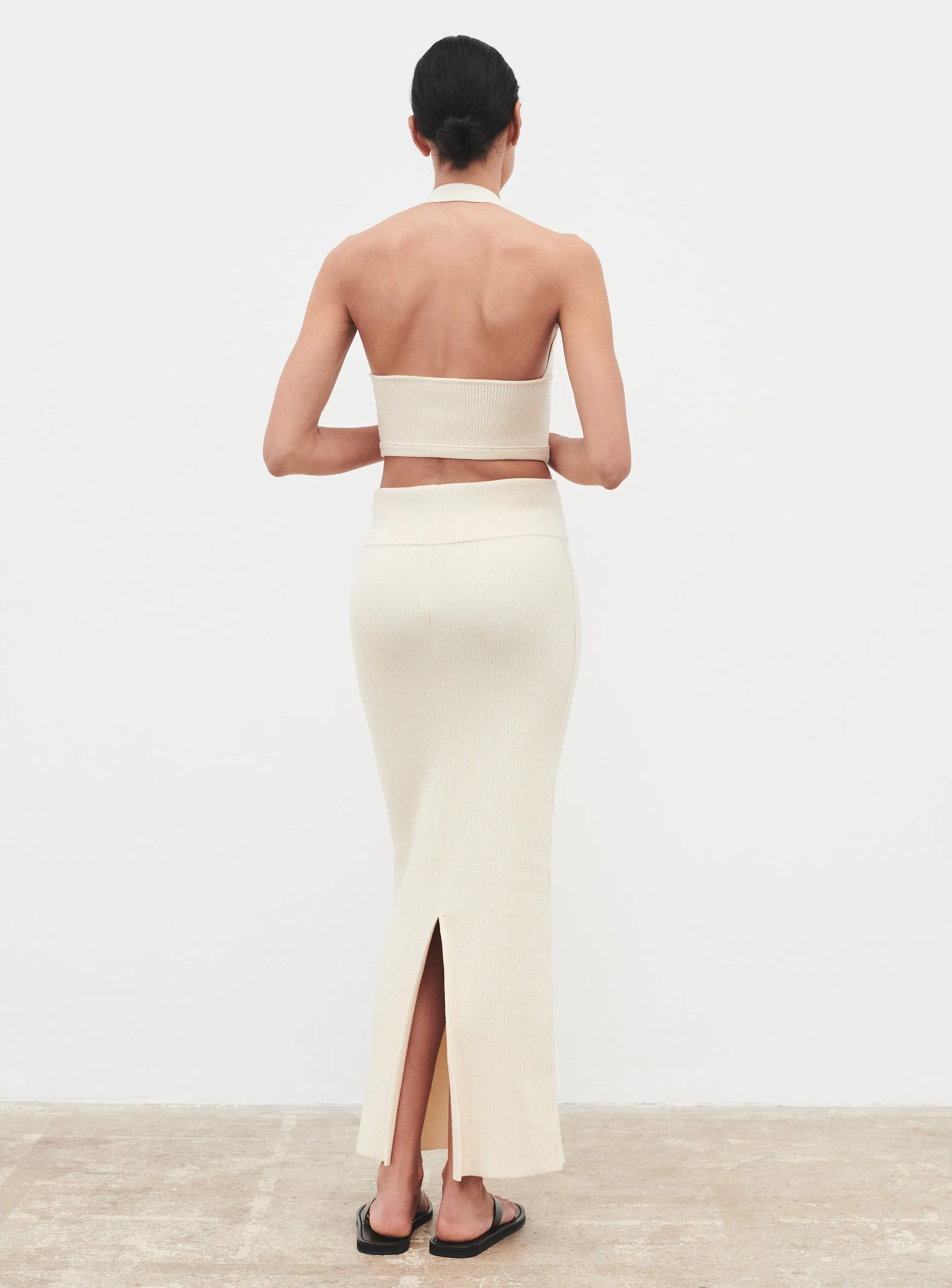 Knit Column Skirt sold by WARDROBE.NYC product image thumbnail 2