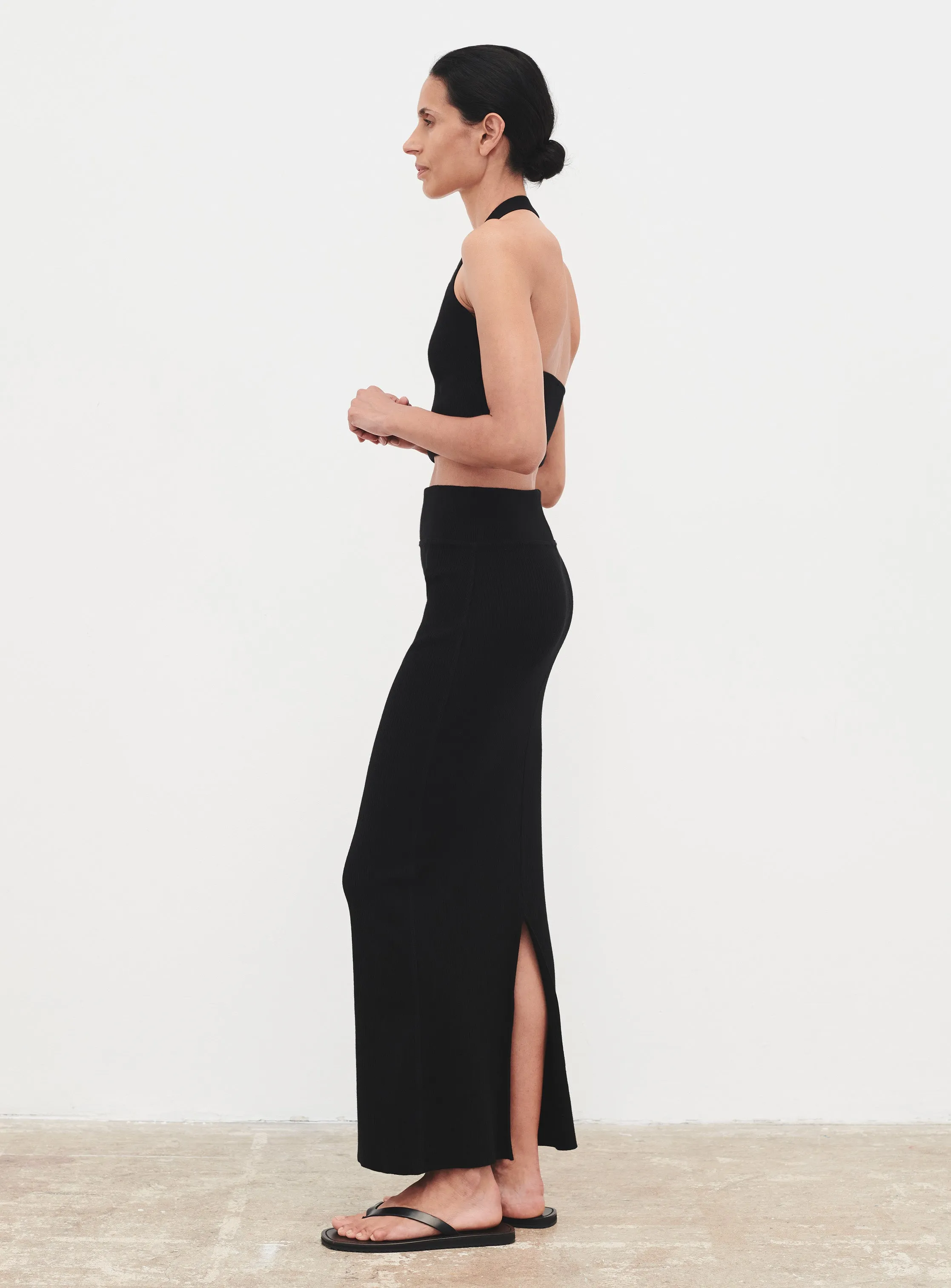 Knit Column Skirt sold by WARDROBE.NYC product image thumbnail 2