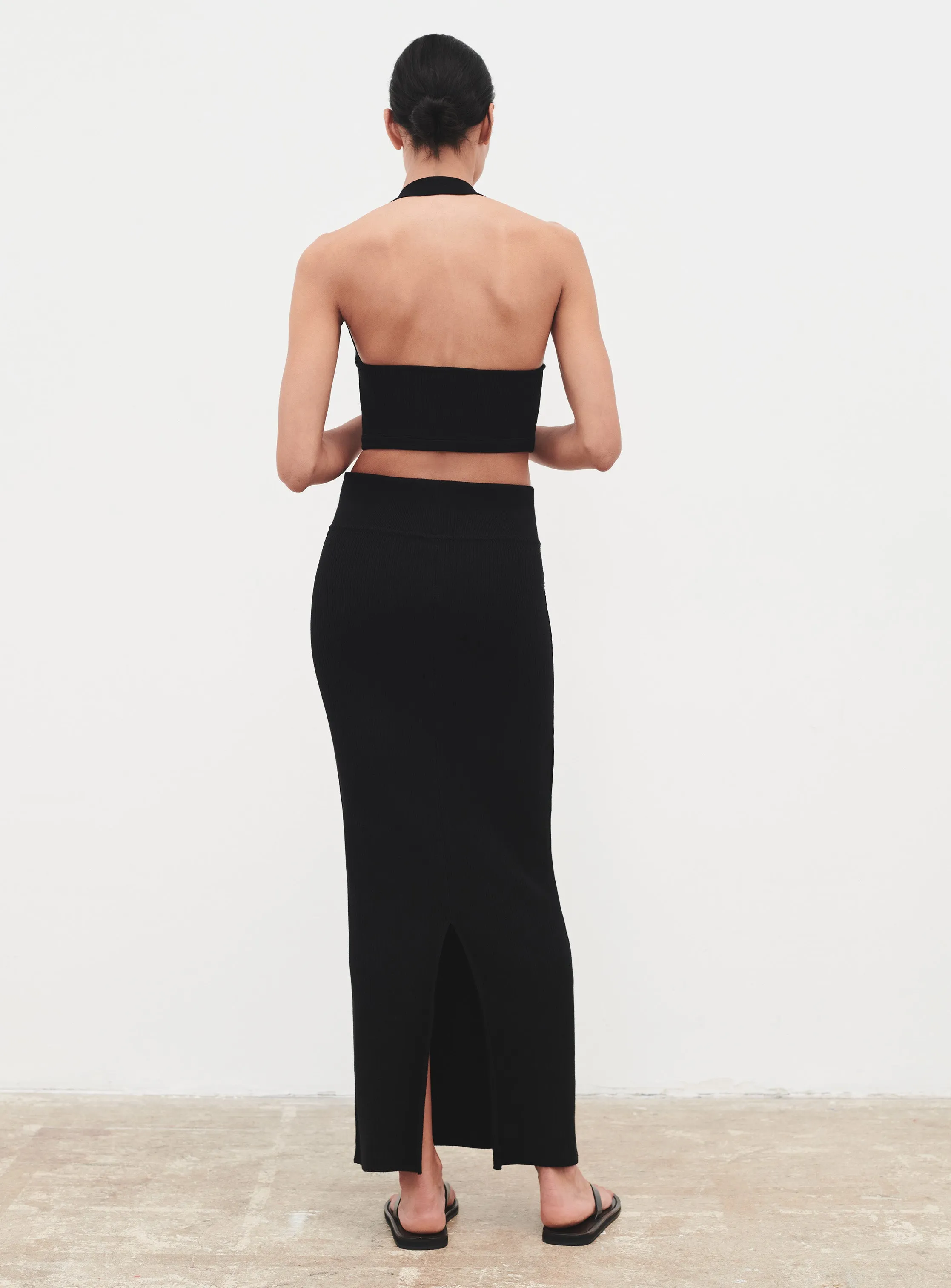 Knit Column Skirt sold by WARDROBE.NYC product image thumbnail 3