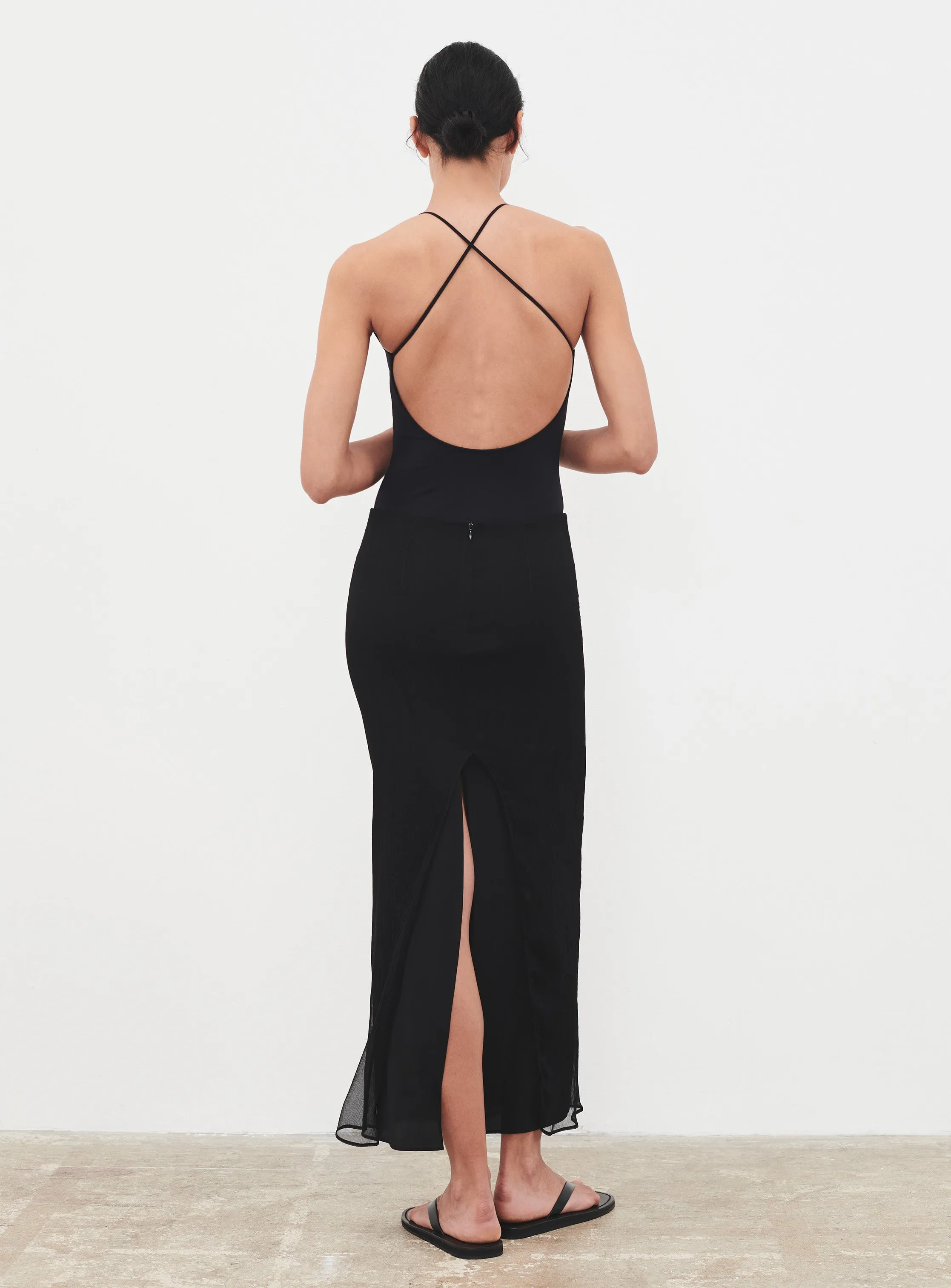 Layered Column Skirt sold by WARDROBE.NYC product image thumbnail 3