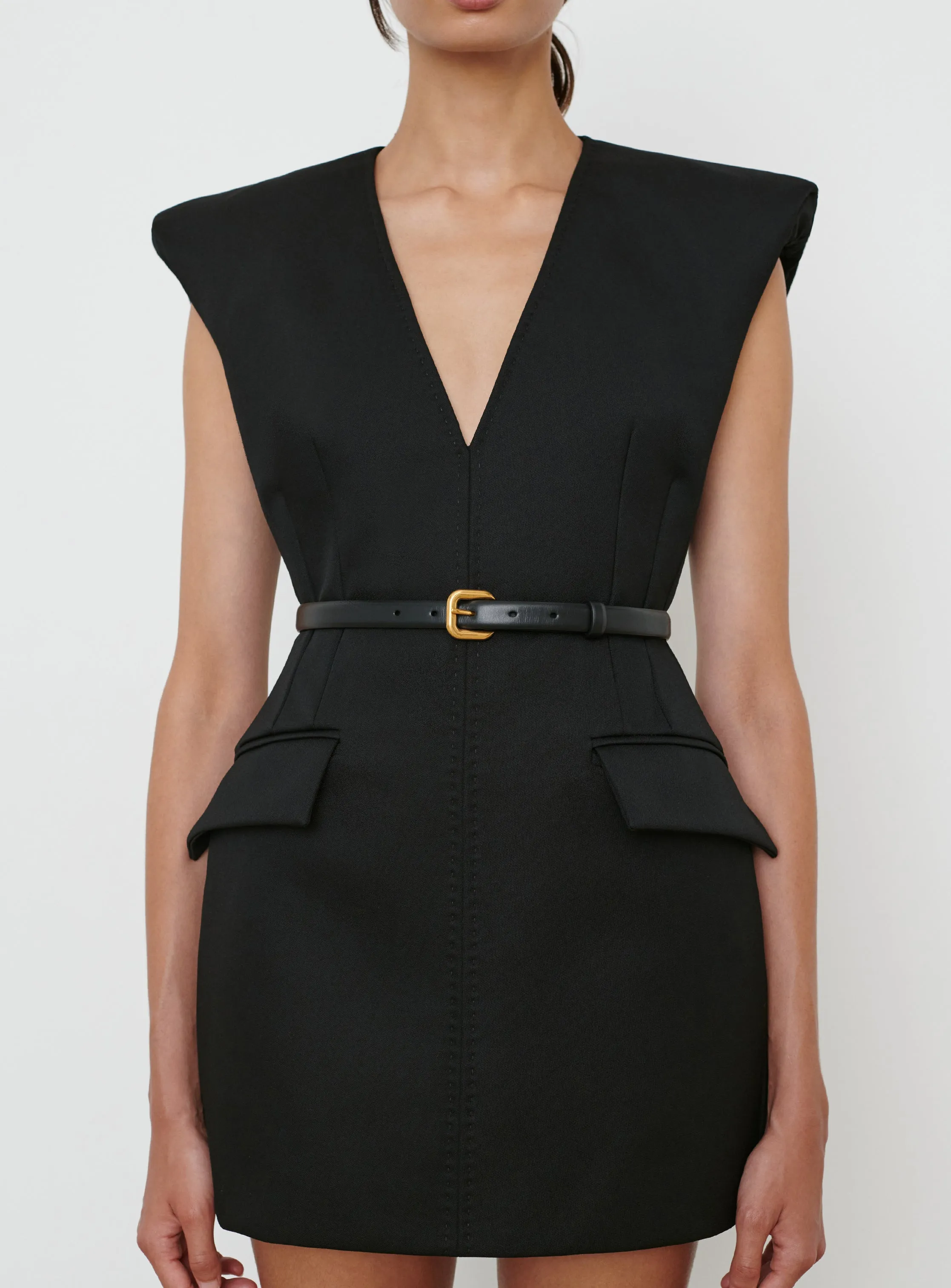 RHW Sculpted Dress Mini sold by WARDROBE.NYC product image thumbnail 4
