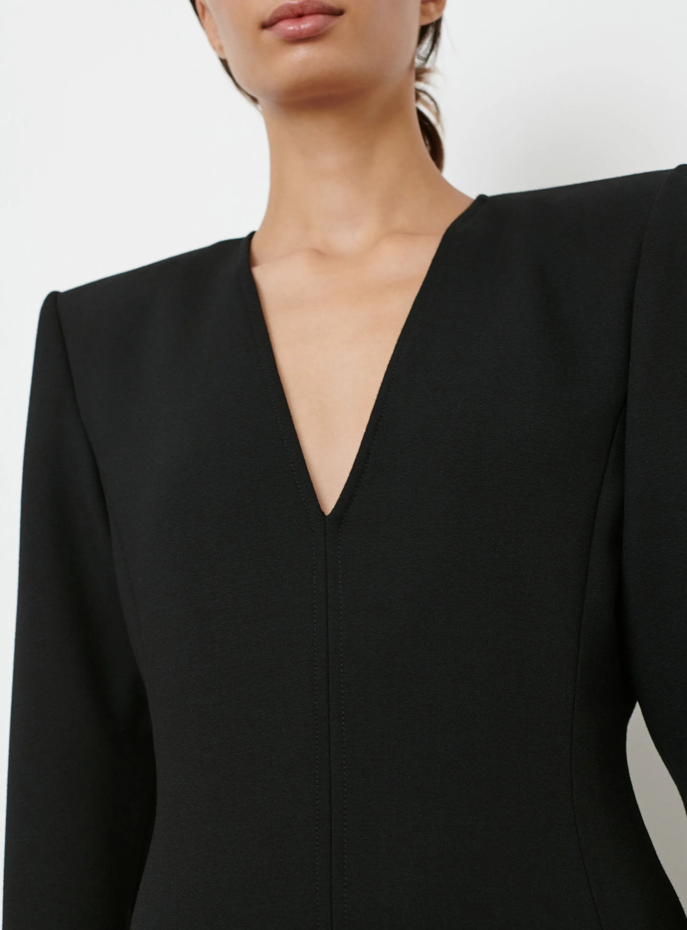 RHW V-Neck Dress sold by WARDROBE.NYC product image thumbnail 5